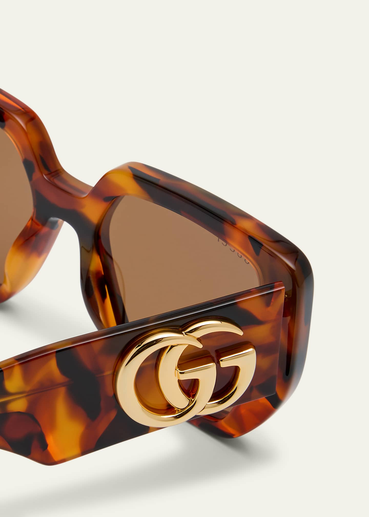 Gucci Oversized Square Acetate Sunglasses Image 4 of 5