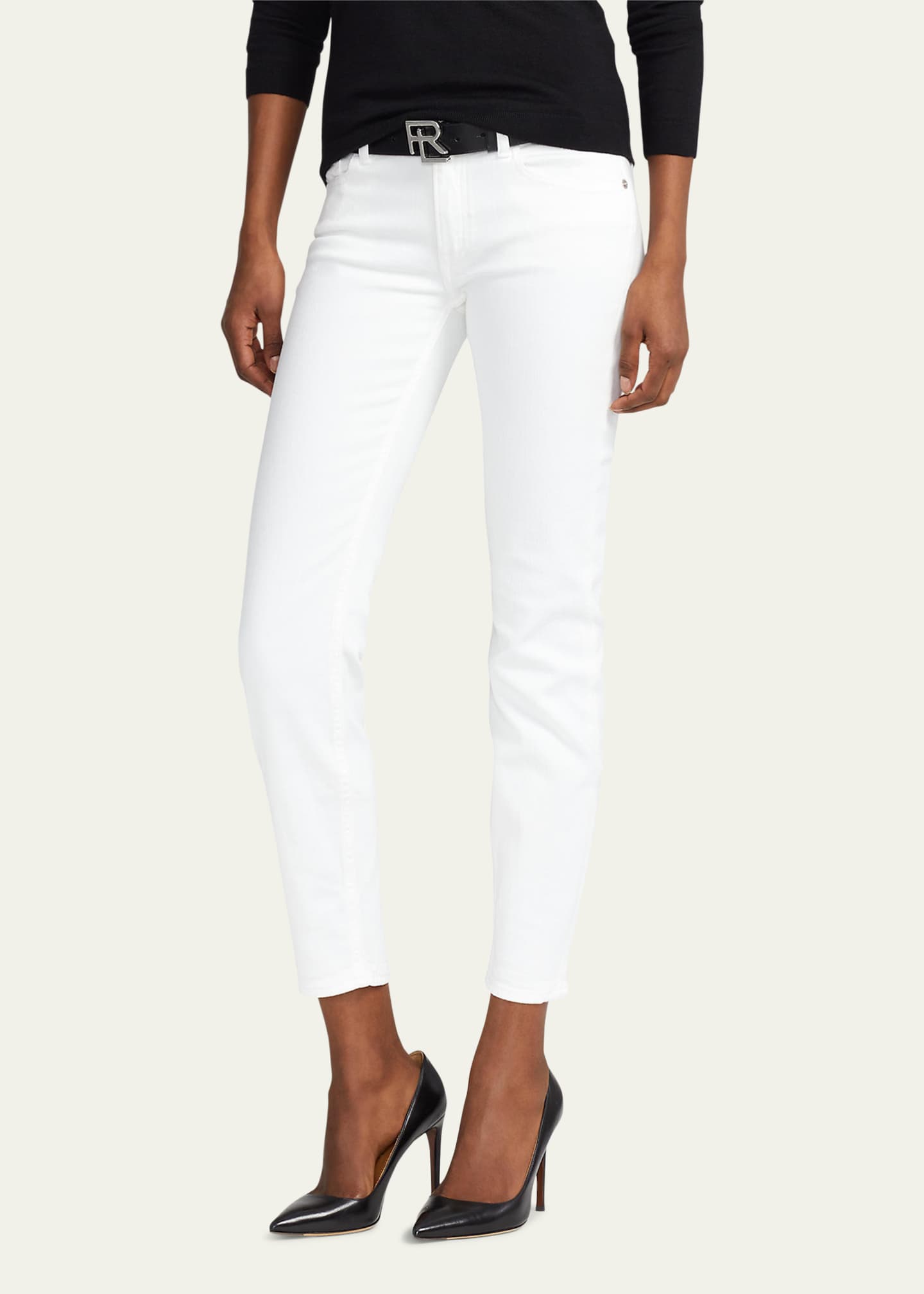 Ralph Lauren Collection 400 Matchstick Ankle Skinny Jeans Image 4 of 5