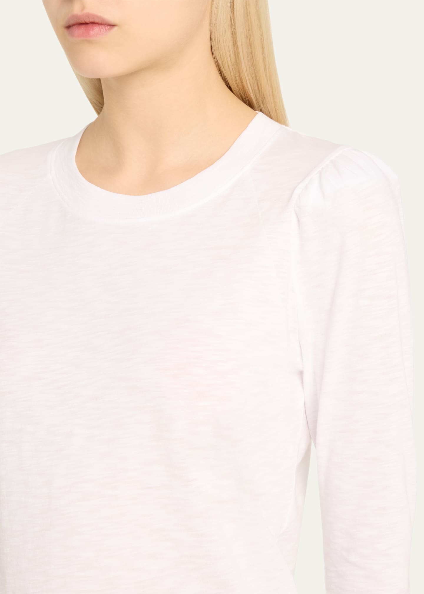 Veronica Beard Mason Long-Sleeve Baseball Tee Image 5 of 5