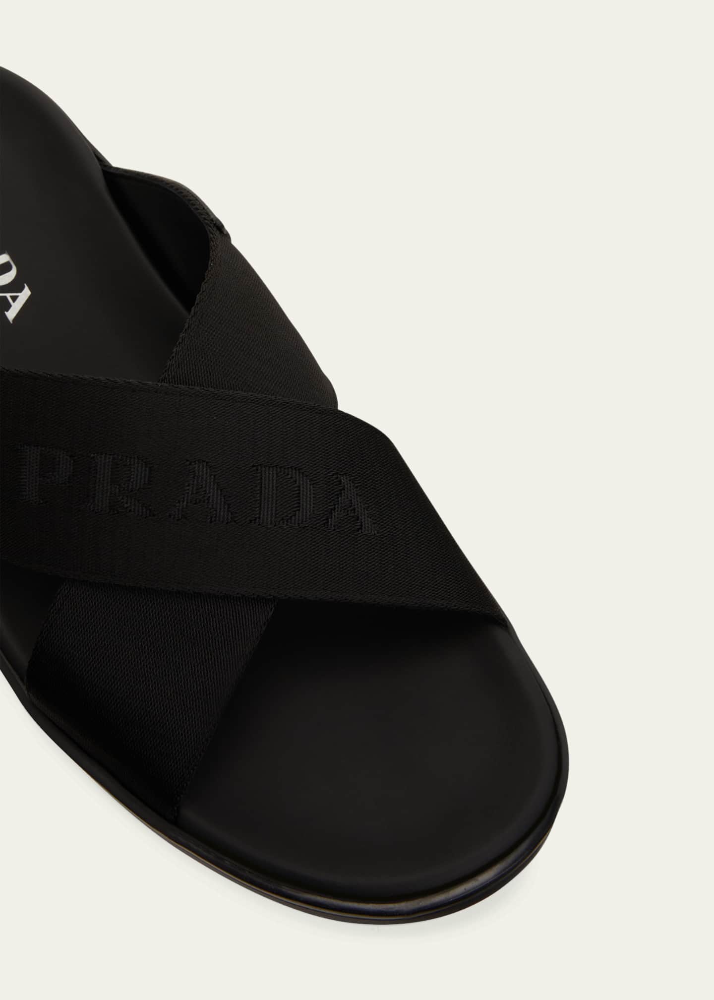 Prada slides womens best sale