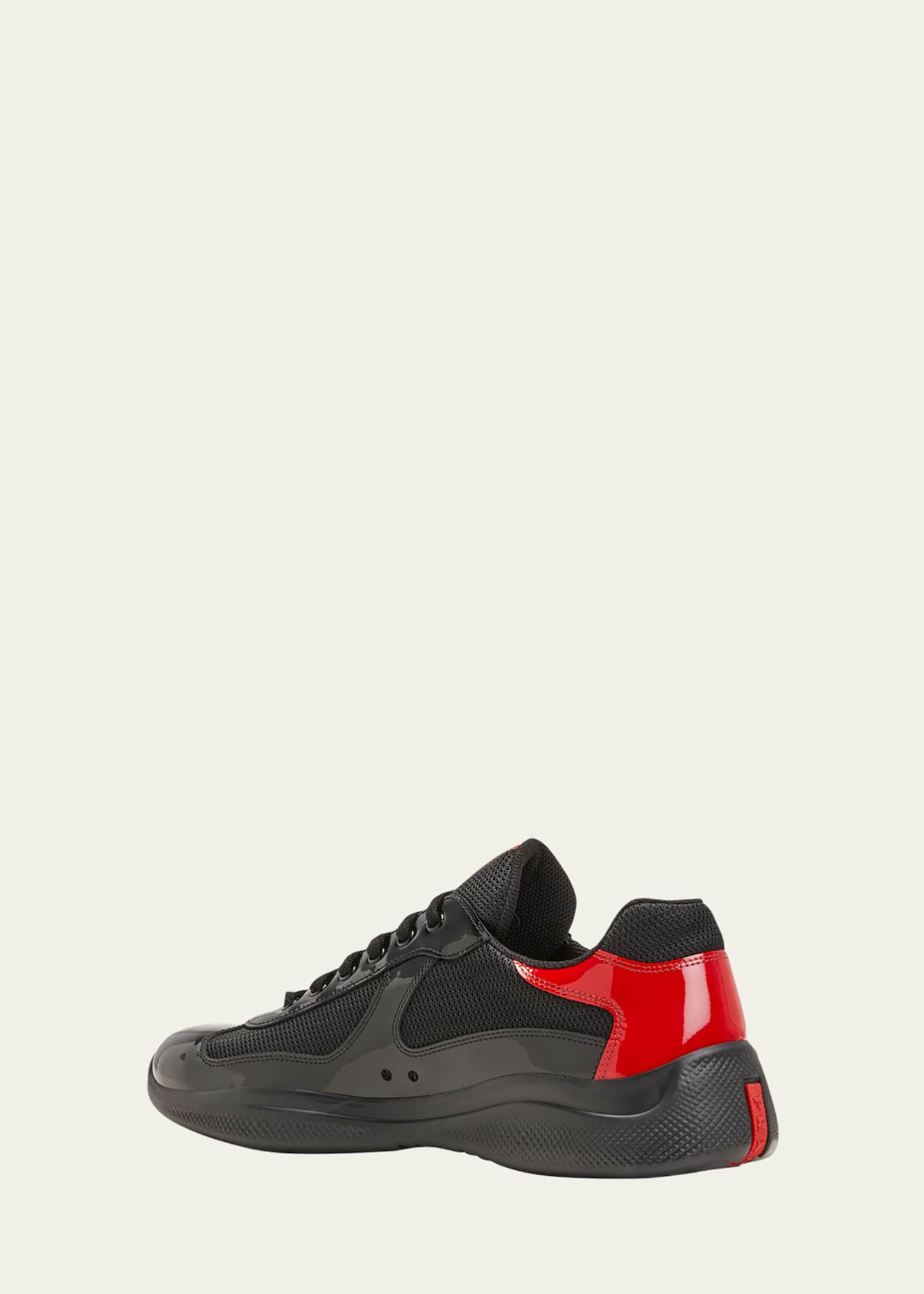 Prada Men s New America s Cup Leather Low Top Sneakers Bergdorf