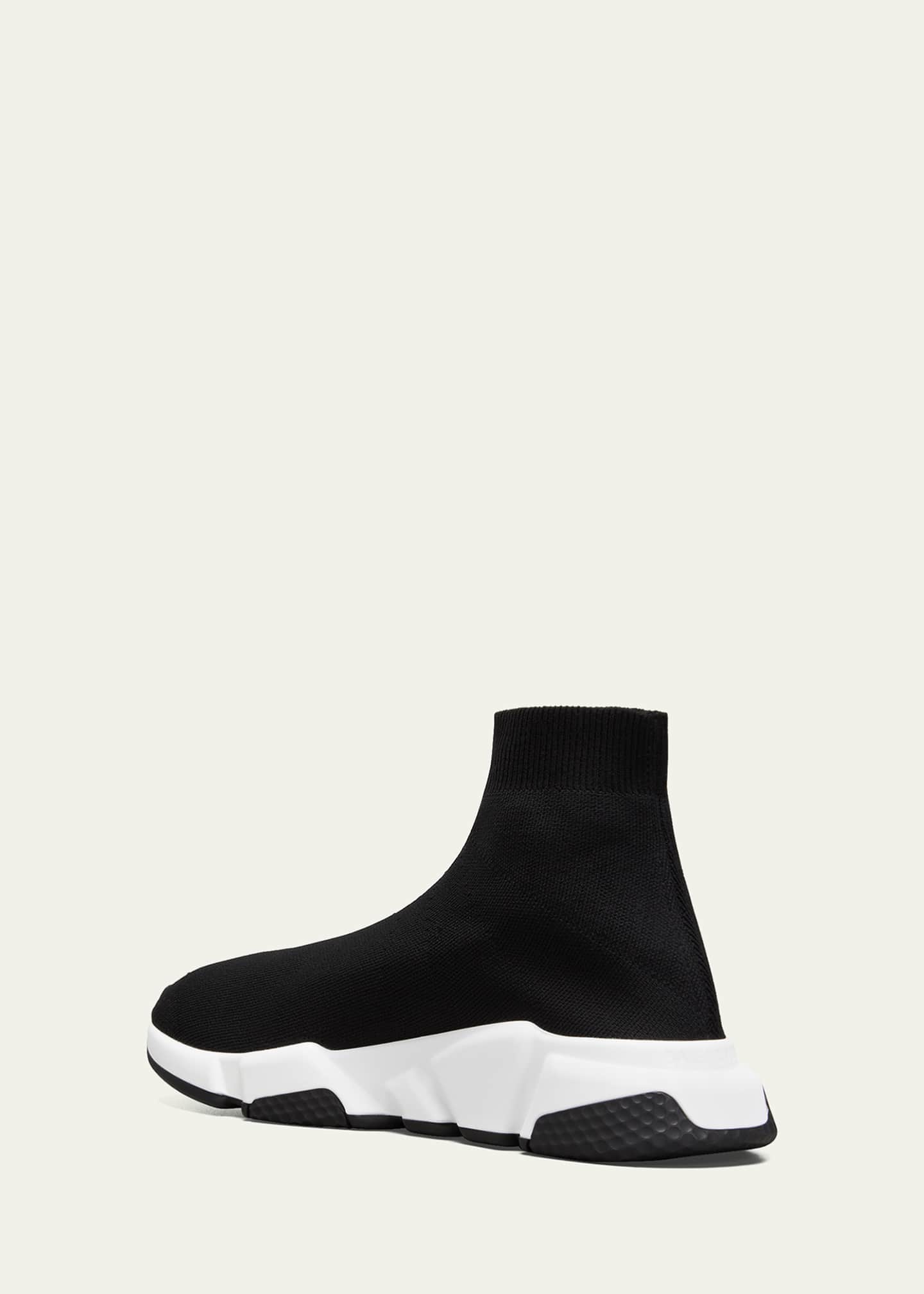 Balenciaga speed trainer black white black shop
