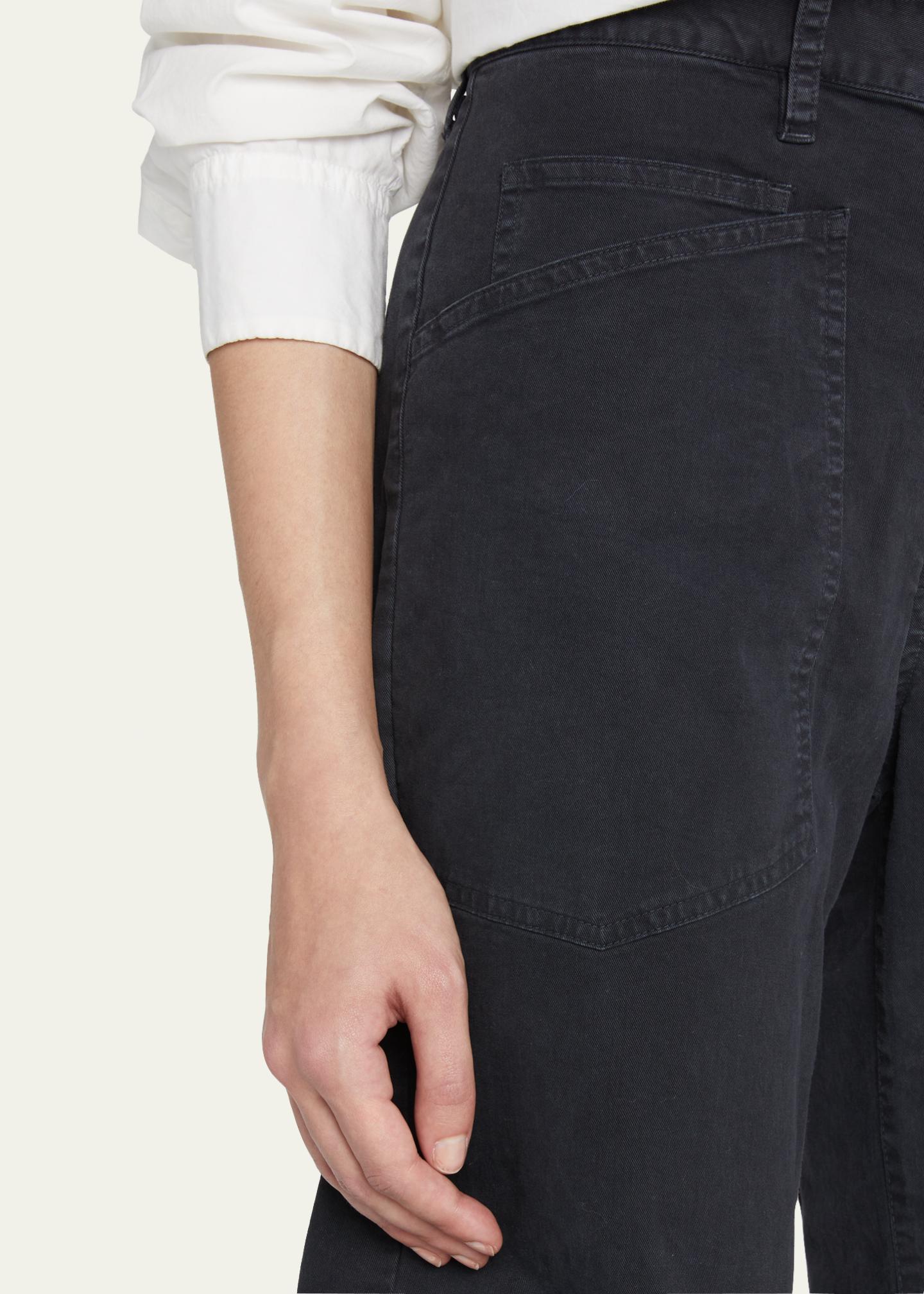 Nili Lotan Shon Mid-Rise Cropped Pants - Bergdorf Goodman