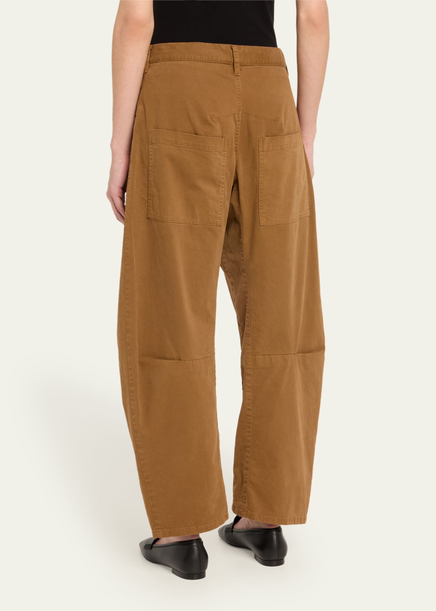 Nili Lotan Shon Mid-Rise Cropped Pants Image 3 of 5