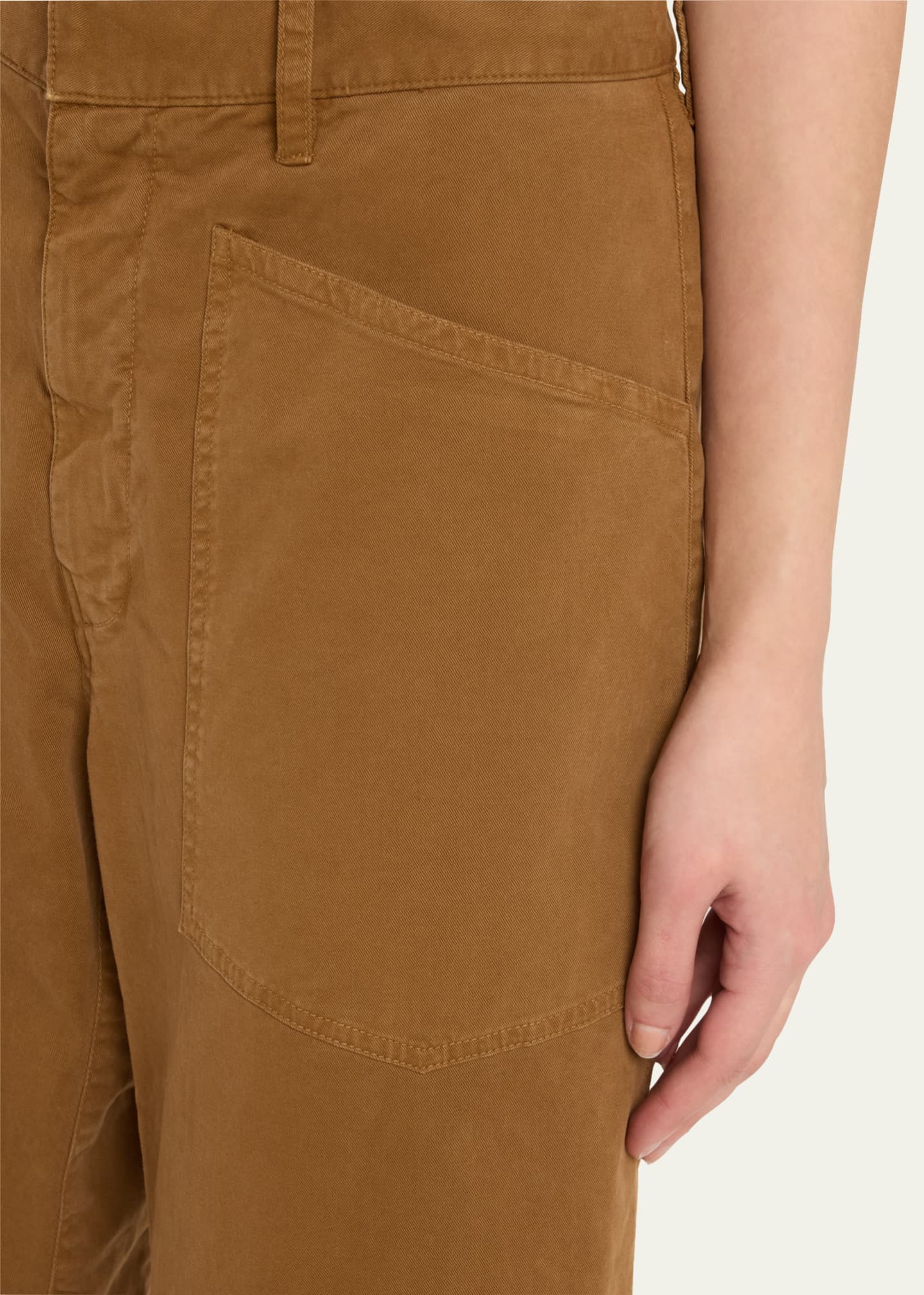 Nili Lotan Shon Mid-Rise Cropped Pants Image 5 of 5