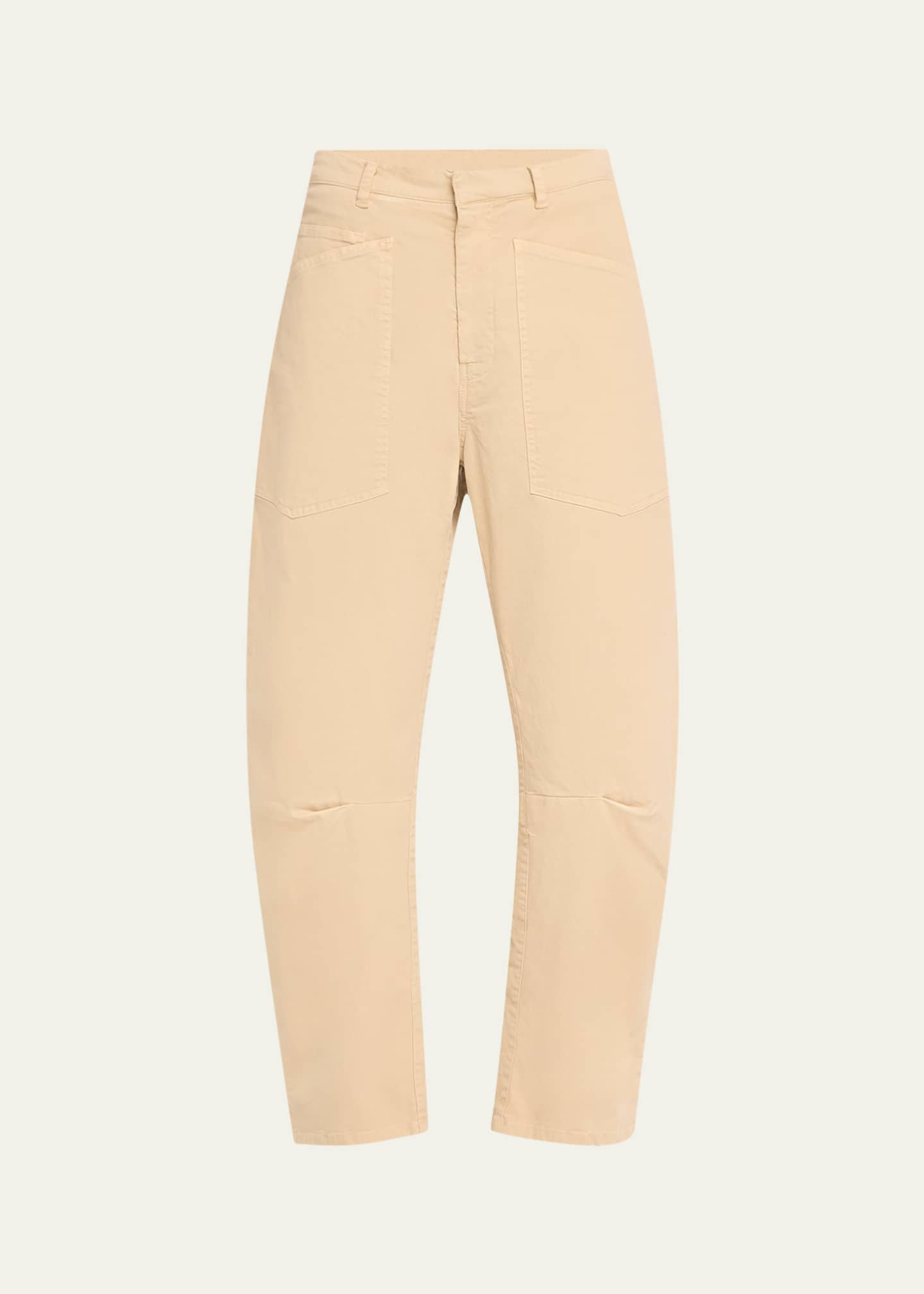 Nili Lotan Shon Mid-Rise Cropped Pants - Bergdorf Goodman