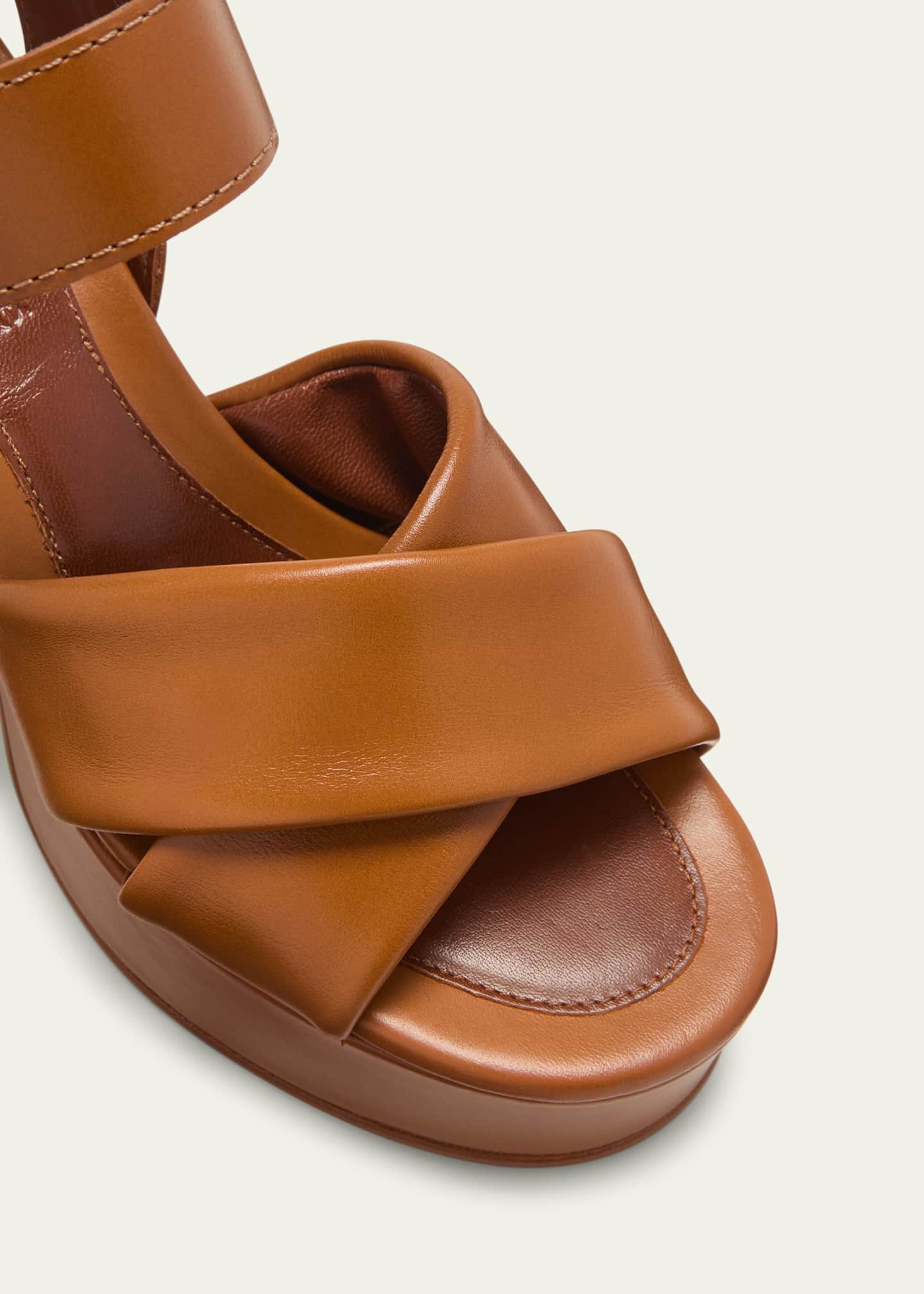 See by Chloe Lyna 70mm Crisscross Platform Sandals Bergdorf Goodman