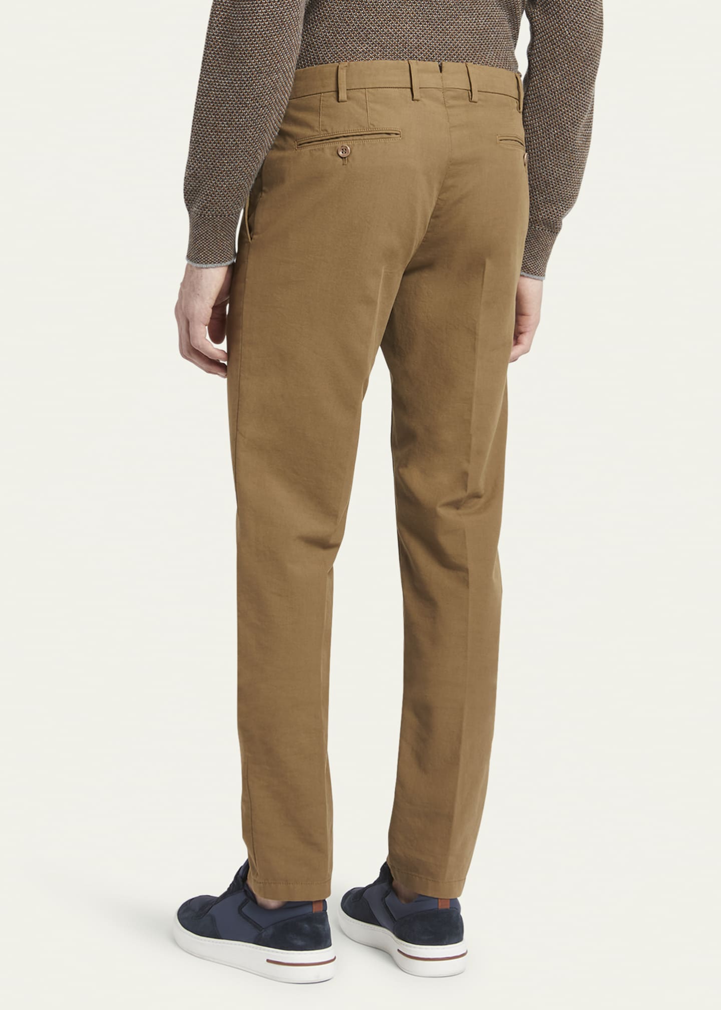 Loro Piana Men's Slim Sport Cotton Dyed Trousers - Bergdorf Goodman