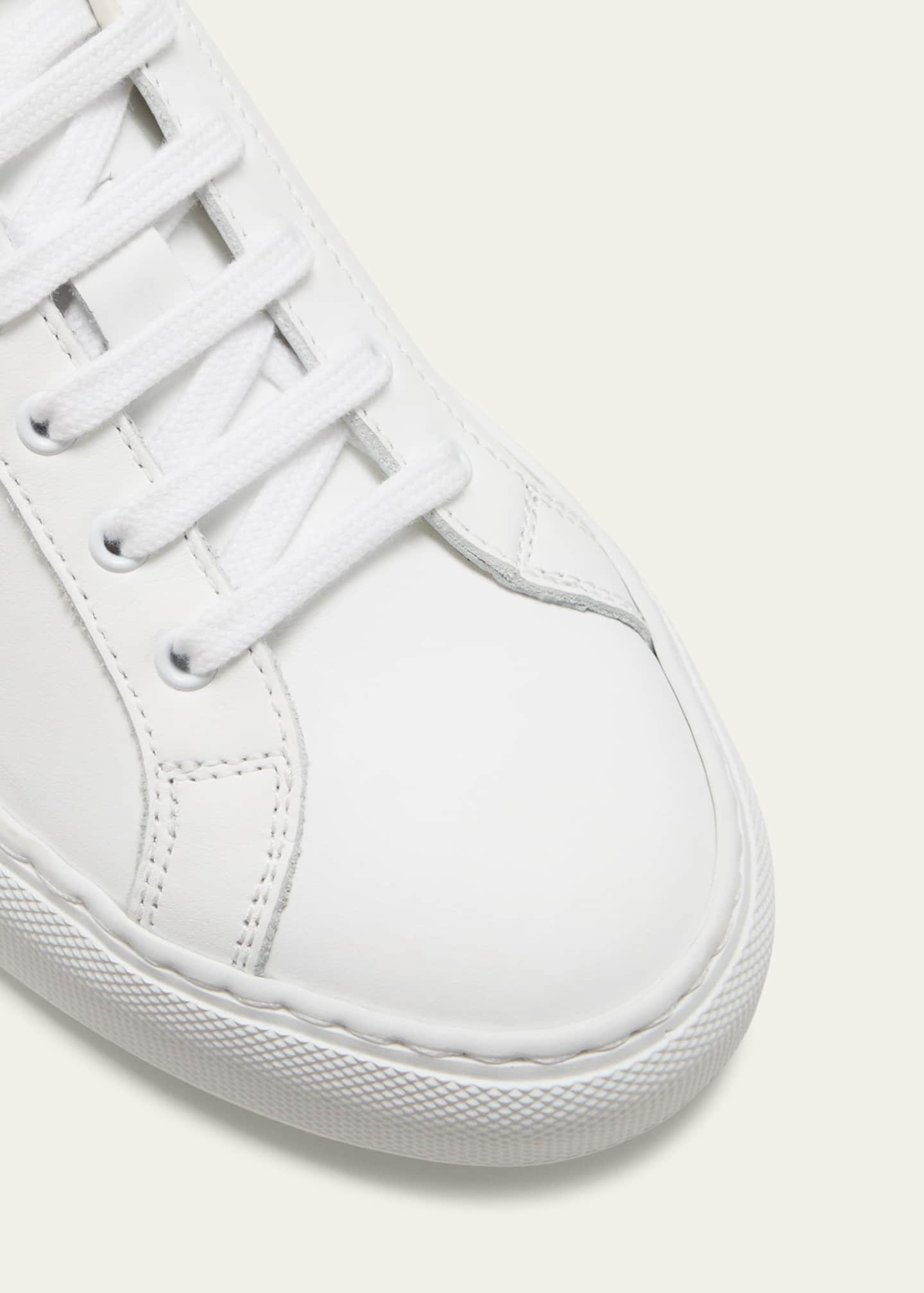 Retro Leather Low-Top Sneakers