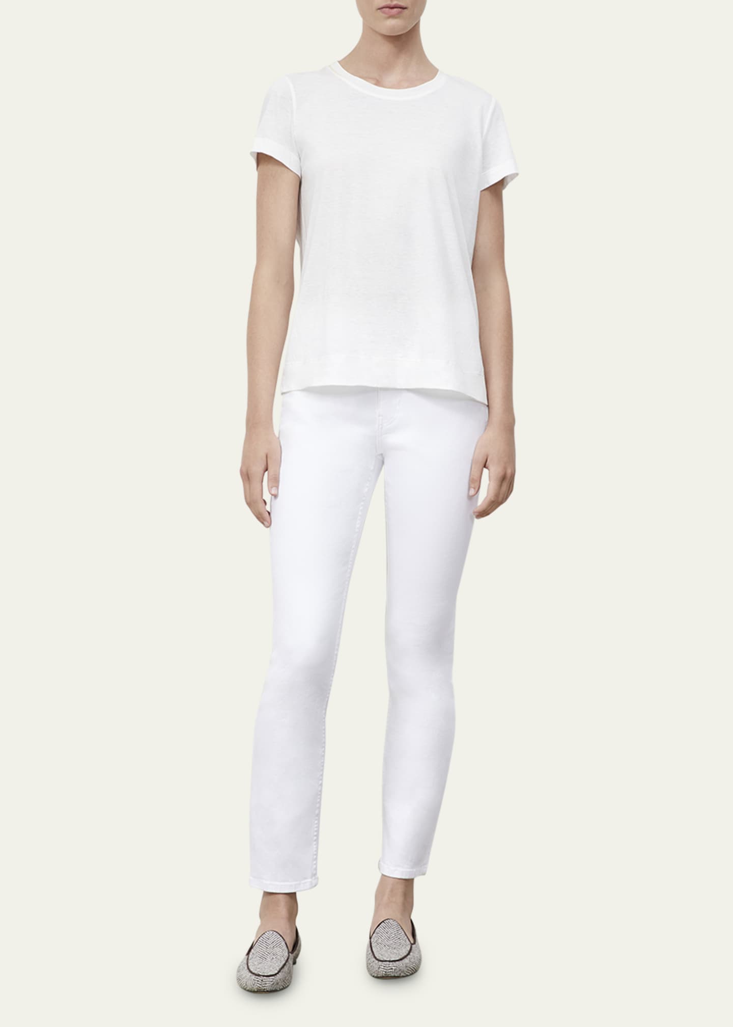 Lafayette 148 New York High Rise Straight Ankle Reeve Jean Image 2 of 5