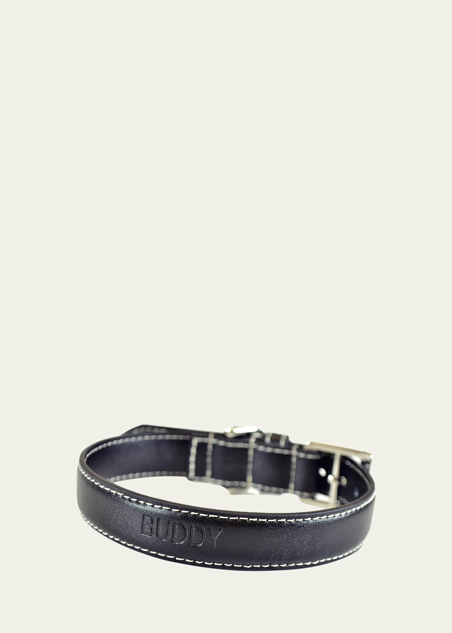 ROYCE New York Personalized Leather Small Dog Collar Image 2 of 2