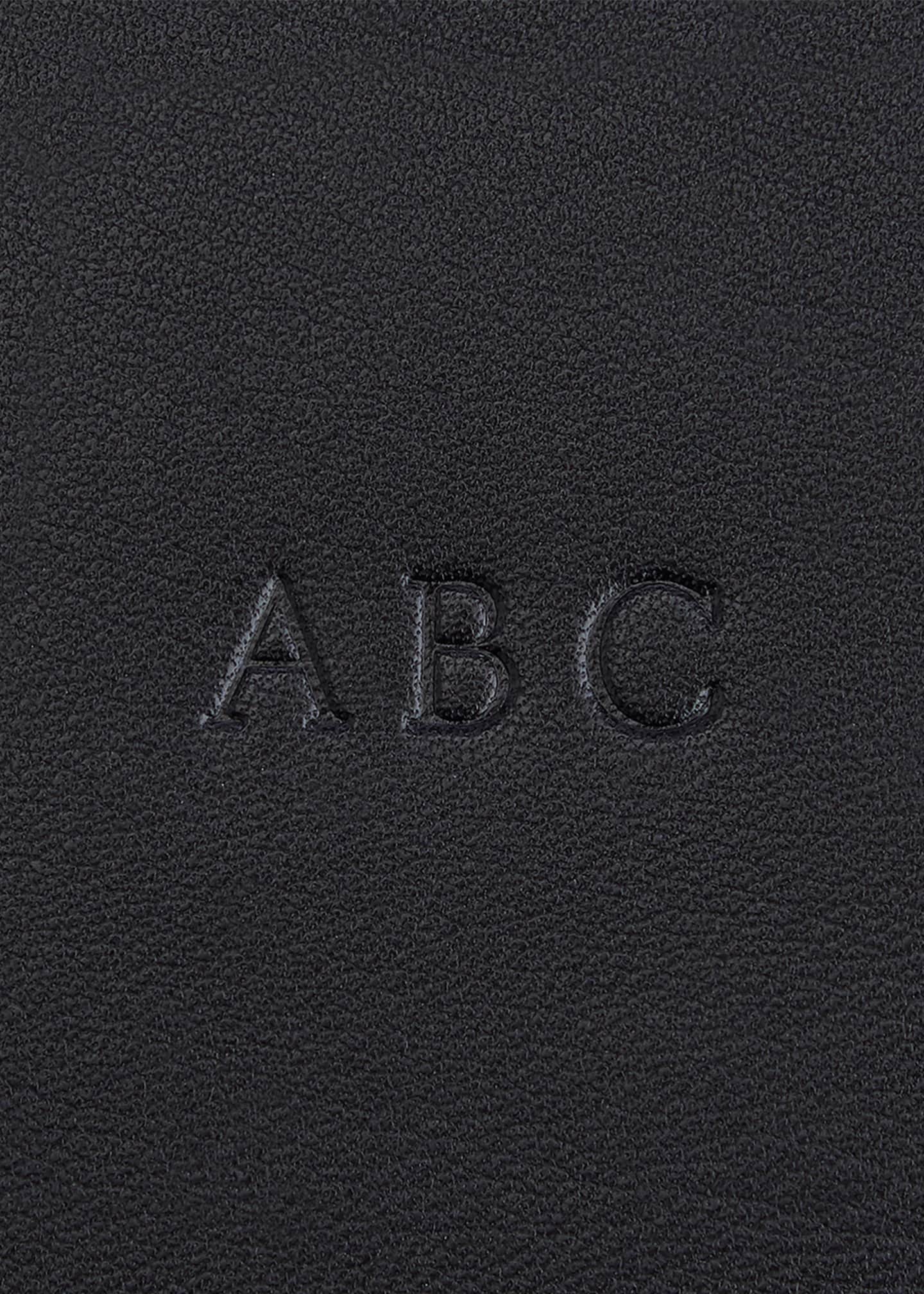 ROYCE New York Monogrammed Leather Double Wine Bottle Carrying Case Image 3 of 3