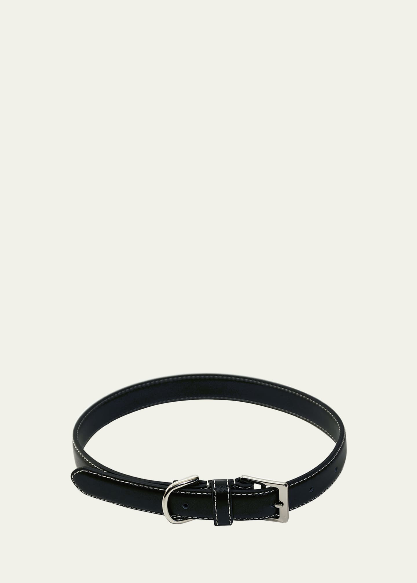 ROYCE New York Personalized Leather Medium Dog Collar Image 1 of 2