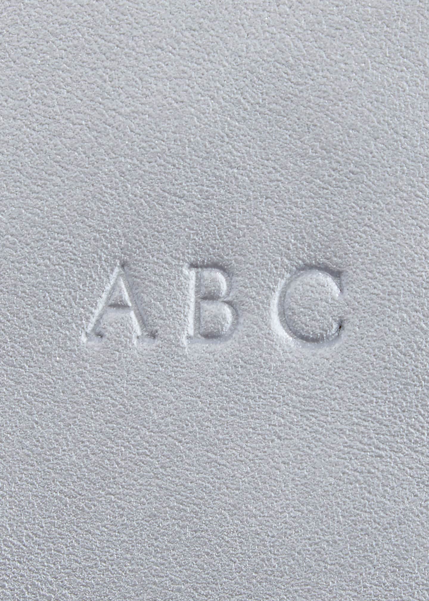 ROYCE New York Monogrammed Leather Jewelry Trinket Case Image 3 of 3