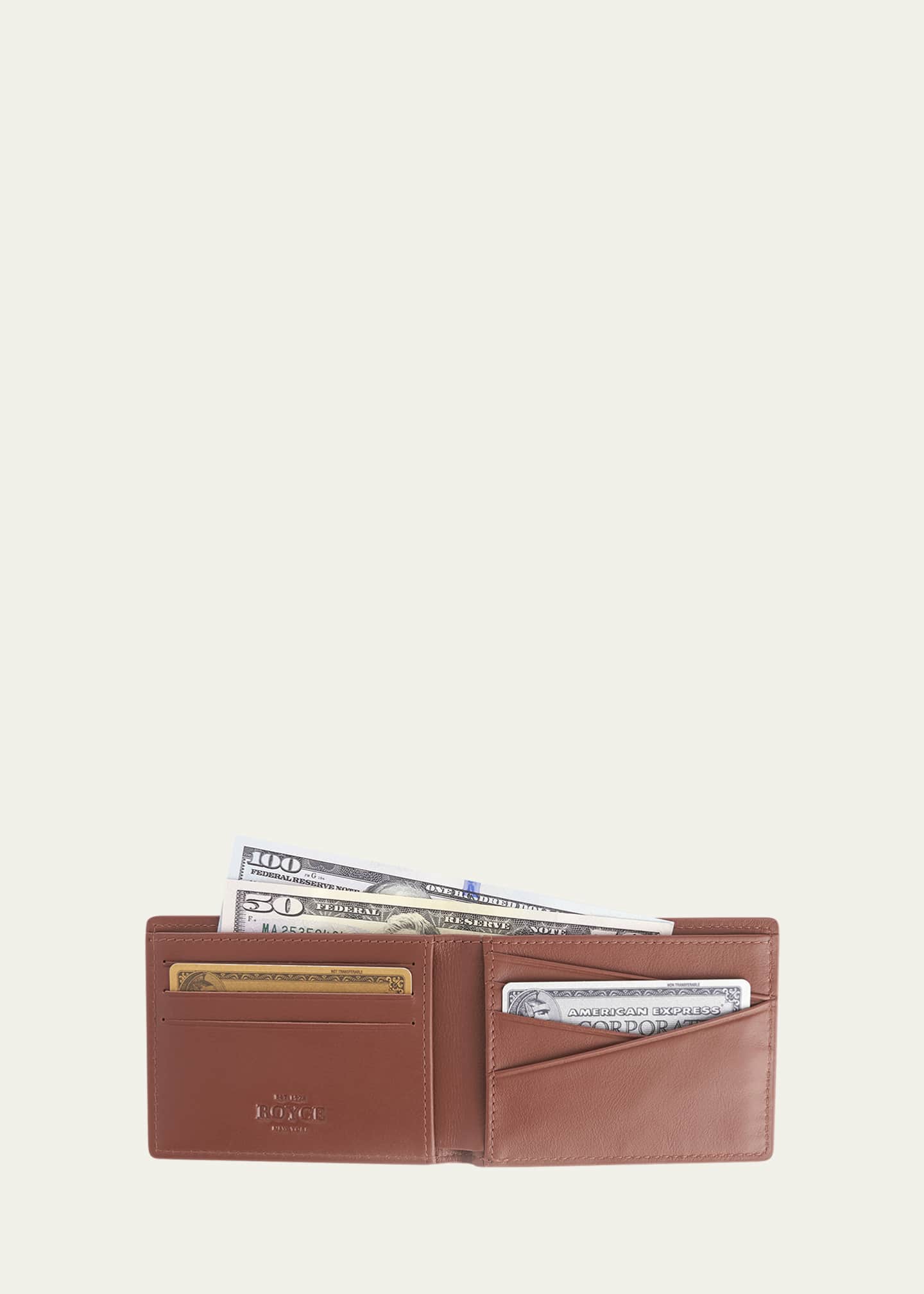 ROYCE New York RFID Blocking Bifold Wallet Image 2 of 3