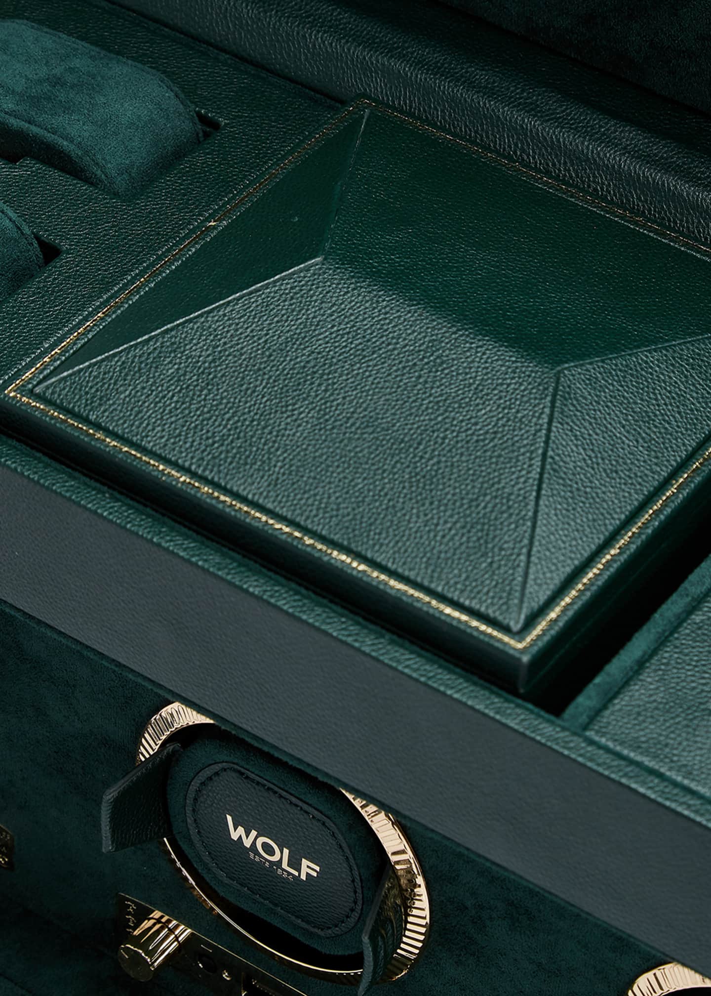WOLF British Racing Triple Watch Winder with Storage Image 5 of 5