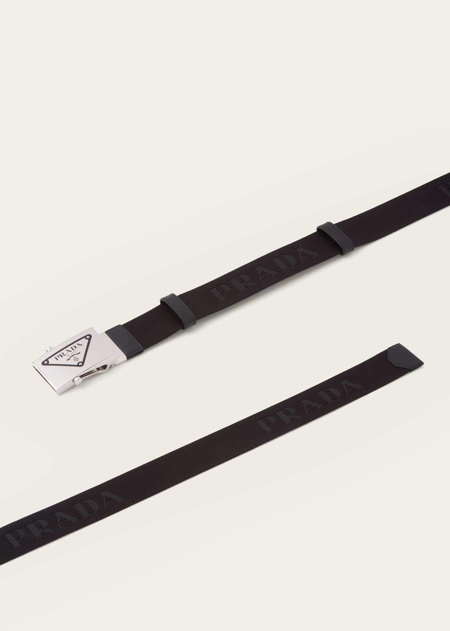 Prada fabric belt shop