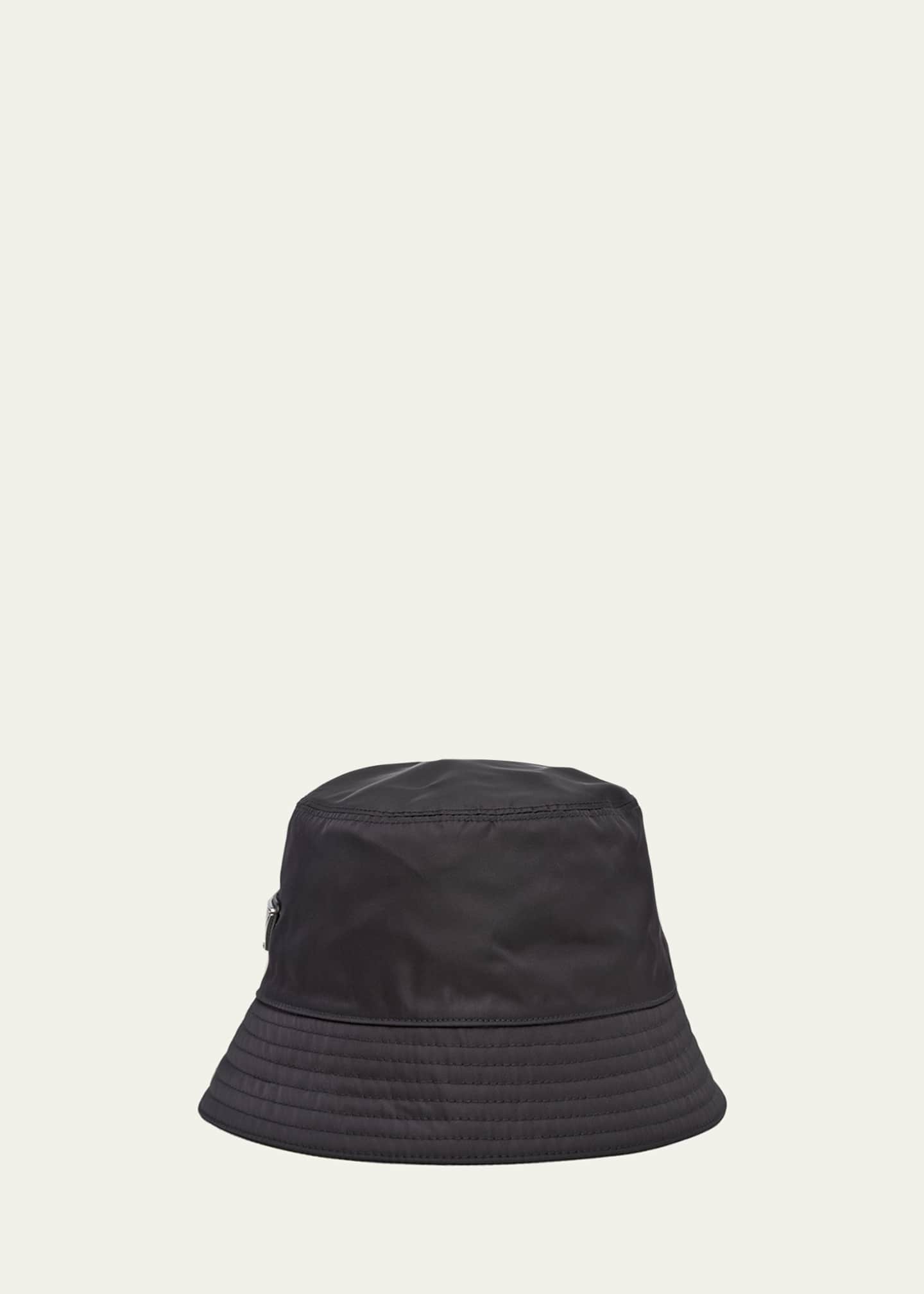 Black Re-Nylon Bucket Hat