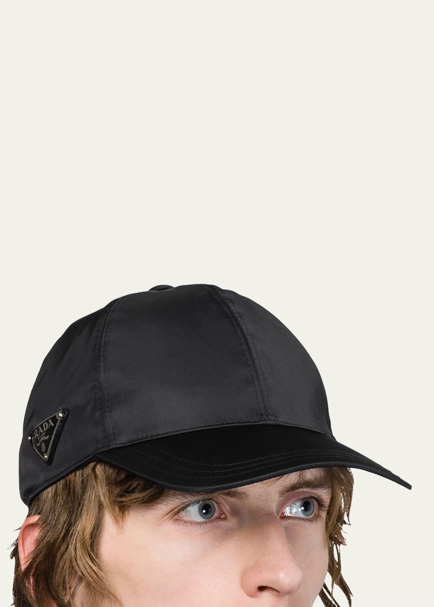 Prada nylon baseball cap on sale