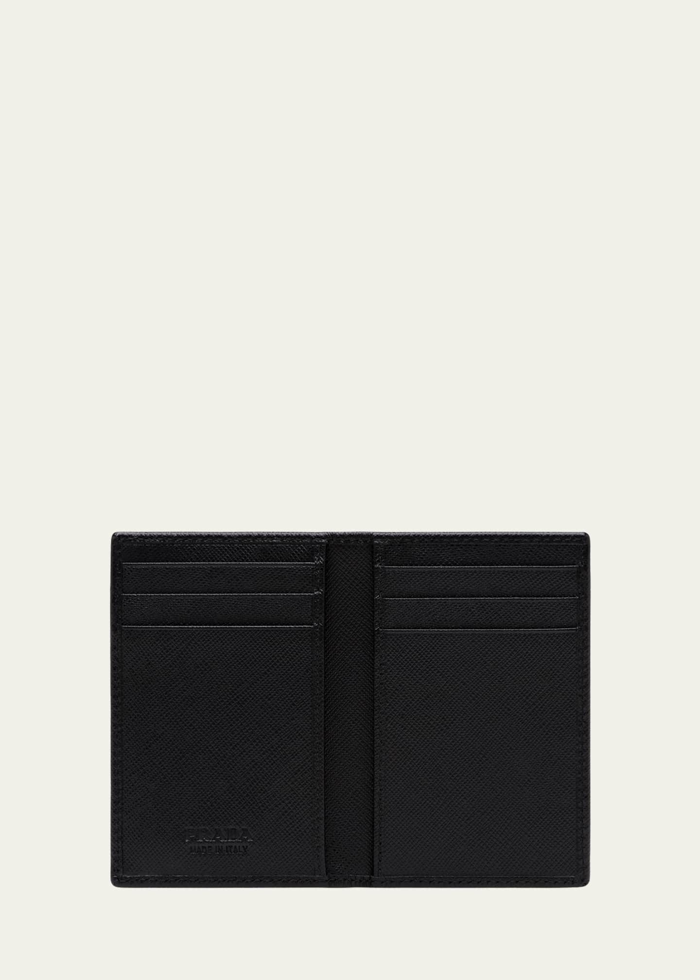 Prada Men's Saffiano Slim Card Holder Wallet - Bergdorf Goodman