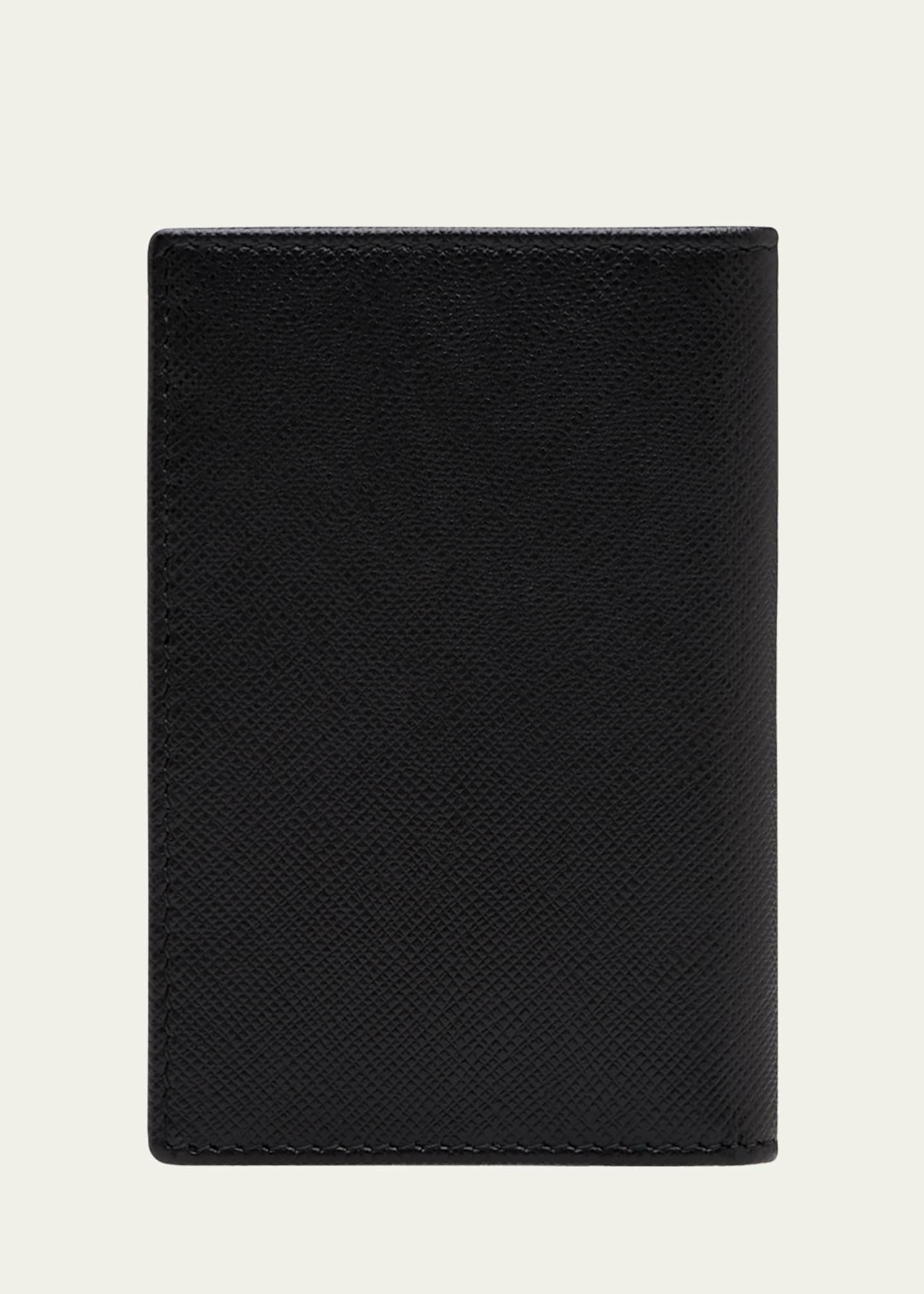 Prada Men's Saffiano Leather Wallet - Black One-Size