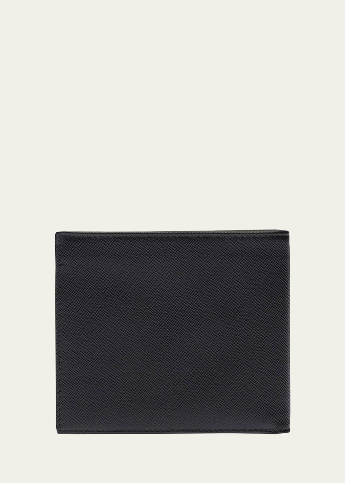 Prada Men's Saffiano Leather Bi-Fold Wallet Image 3 of 5