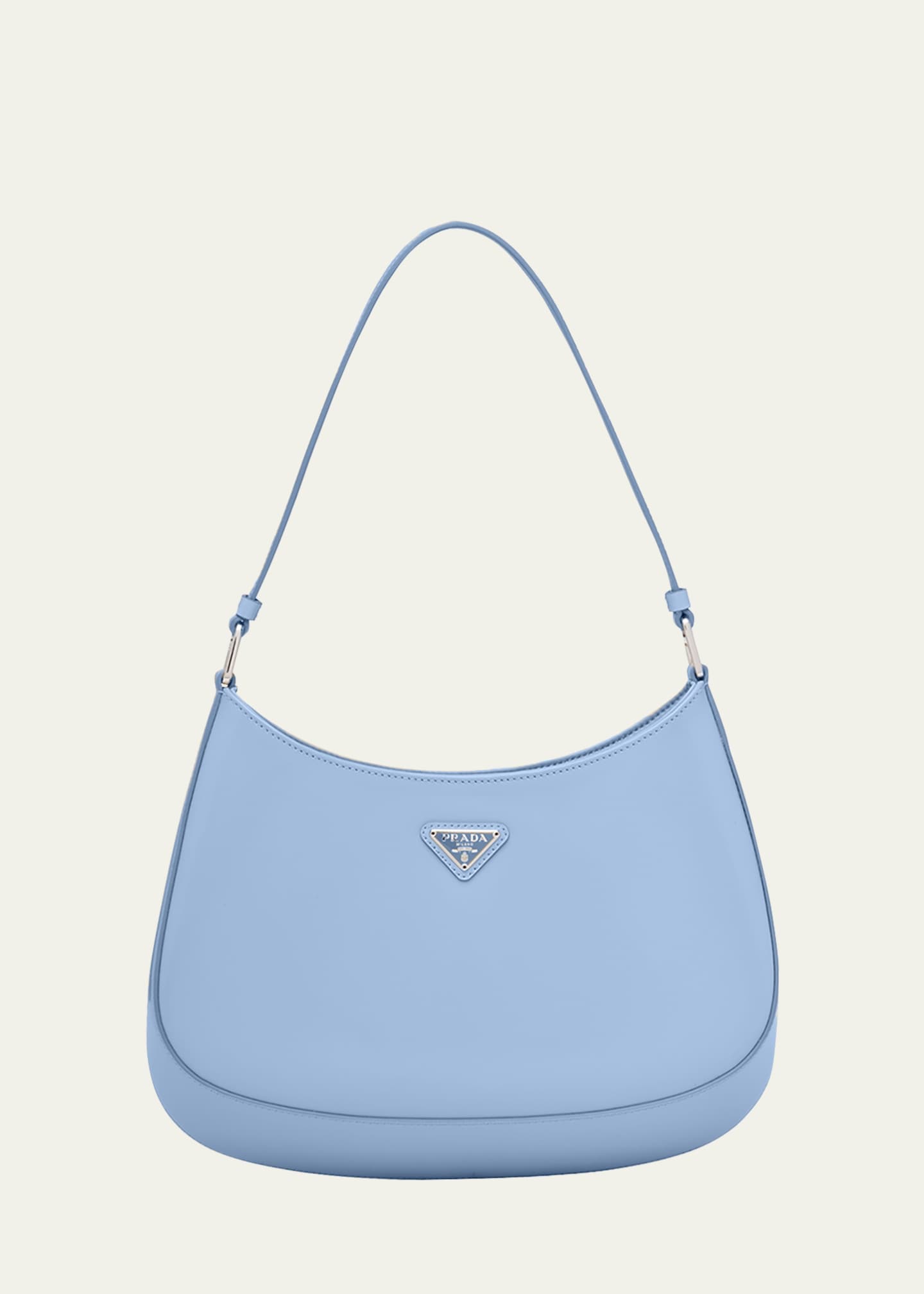 Prada Cleo Brushed Leather Hobo Bag Bergdorf Goodman