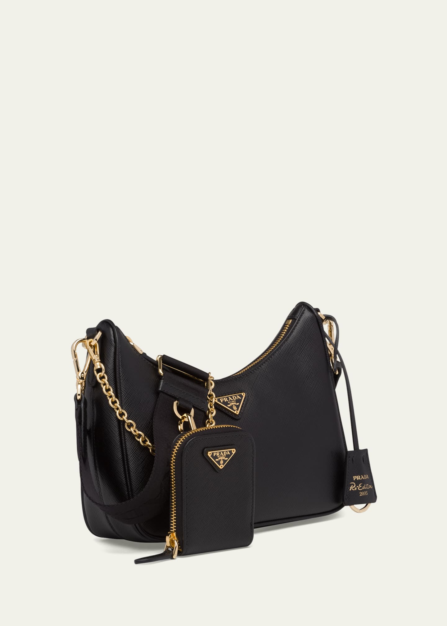 Prada Re-Edition 2005 Shoulder Bag - Black for Women