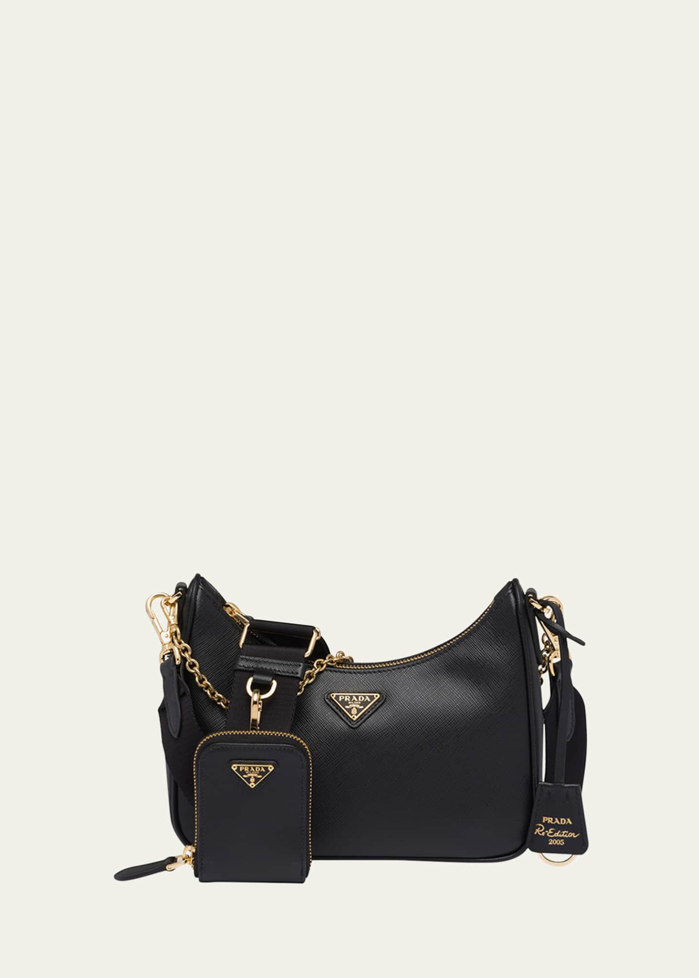 Prada calfskin crossbody bag best sale