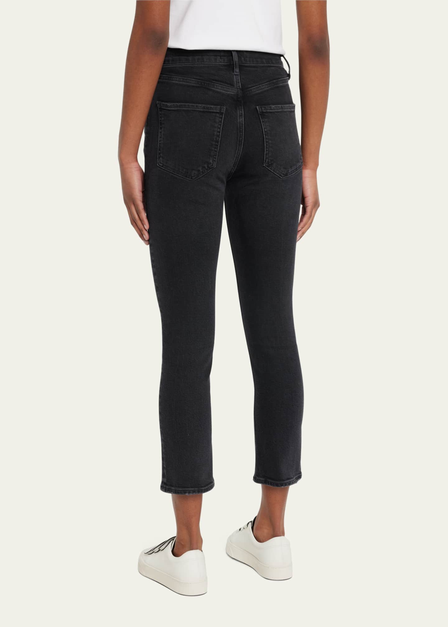 AGOLDE Riley High-Rise Straight-Leg Jeans Image 3 of 5