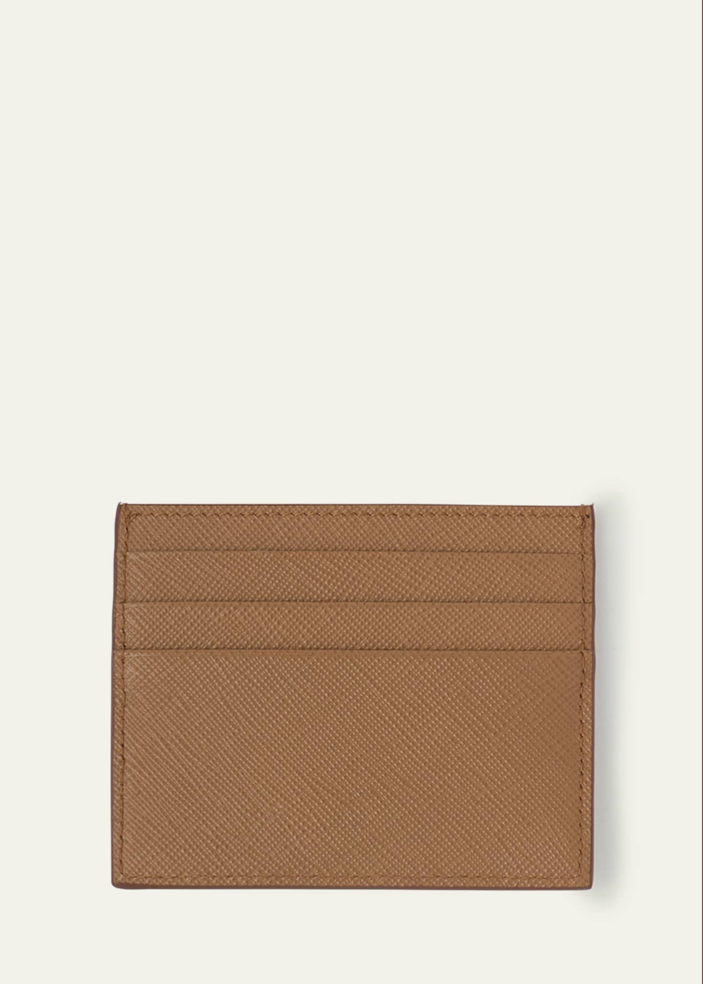 Prada Caramel leather card holder