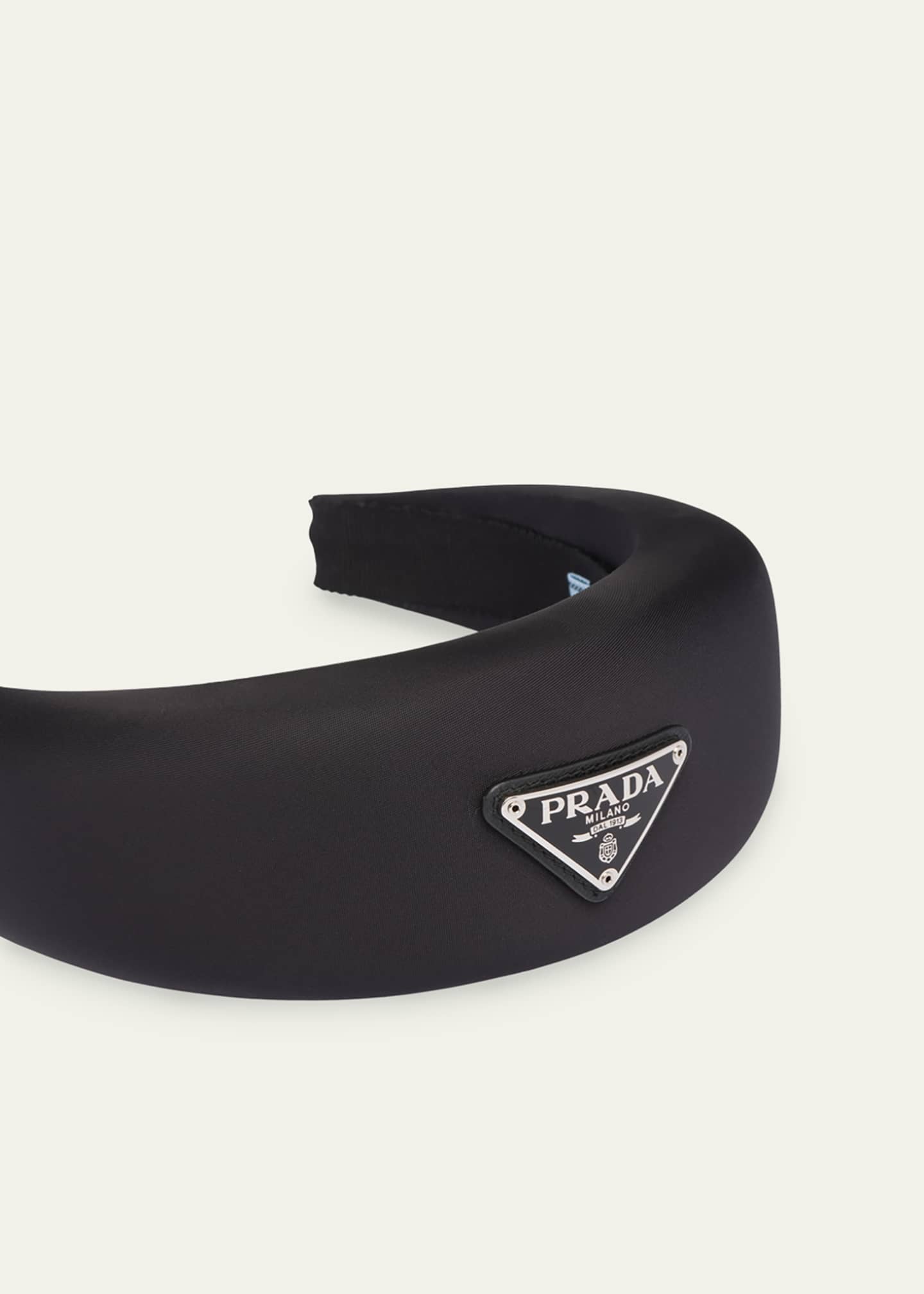 Prada Re-Nylon Padded Headband - Bergdorf Goodman