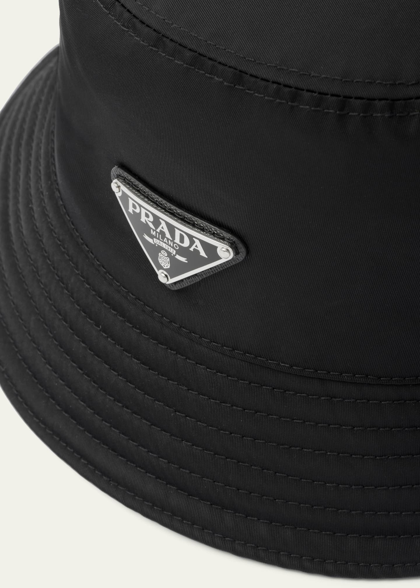 NYLON BUCKET HAT - PRADA for WOMEN