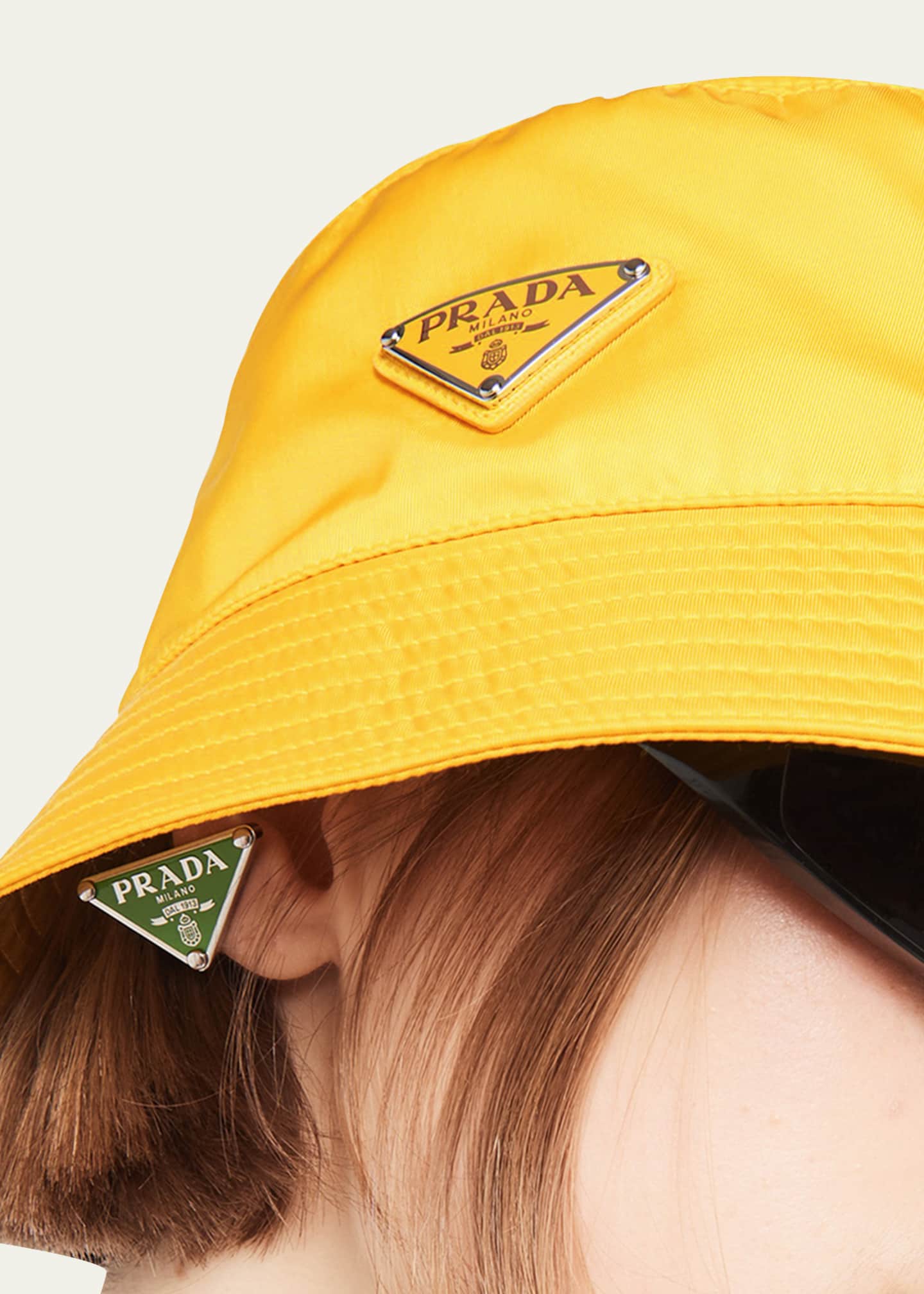 Prada Recycled Nylon Bucket Hat Bergdorf Goodman