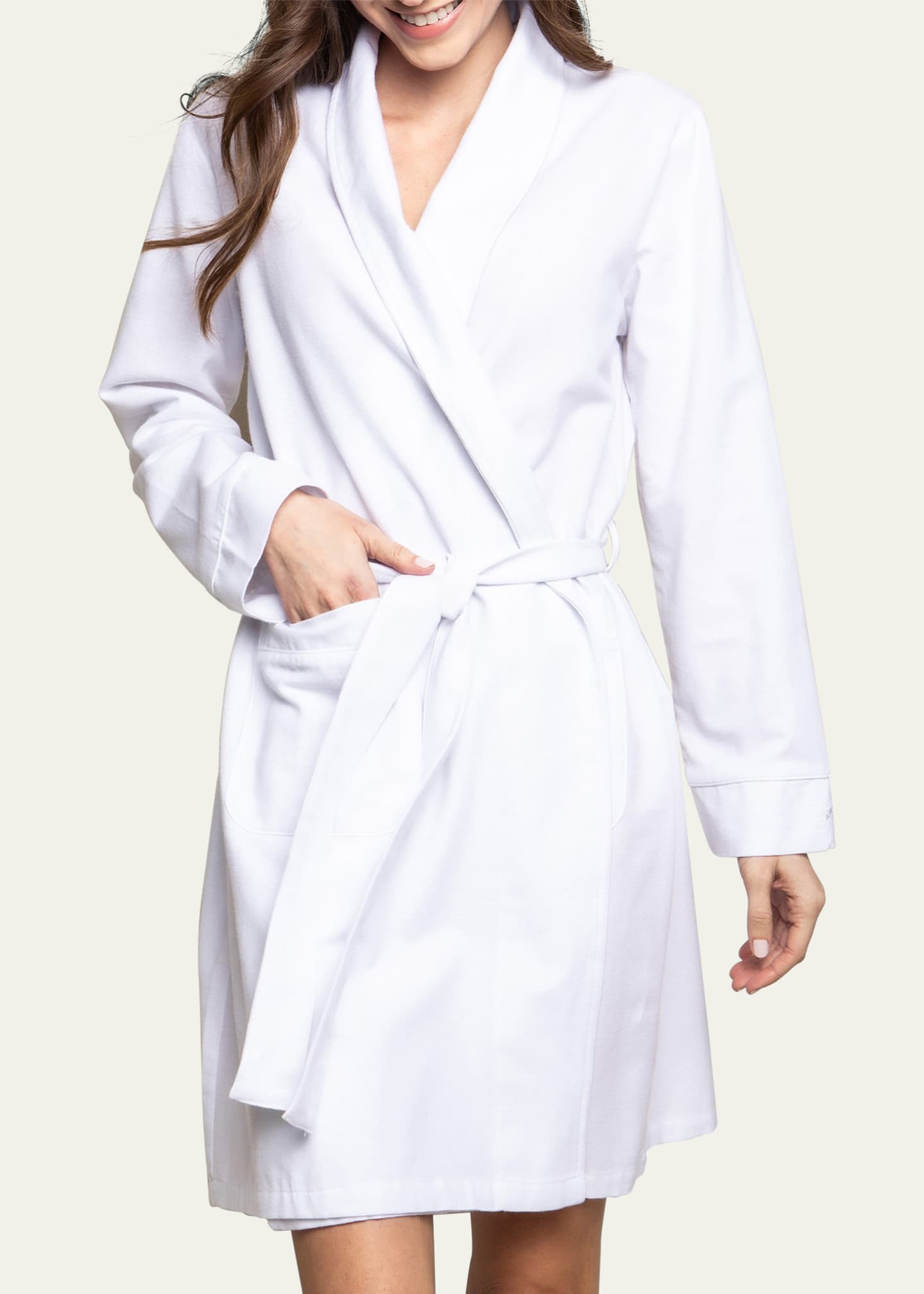 Petite Plume Flannel Cotton Robe