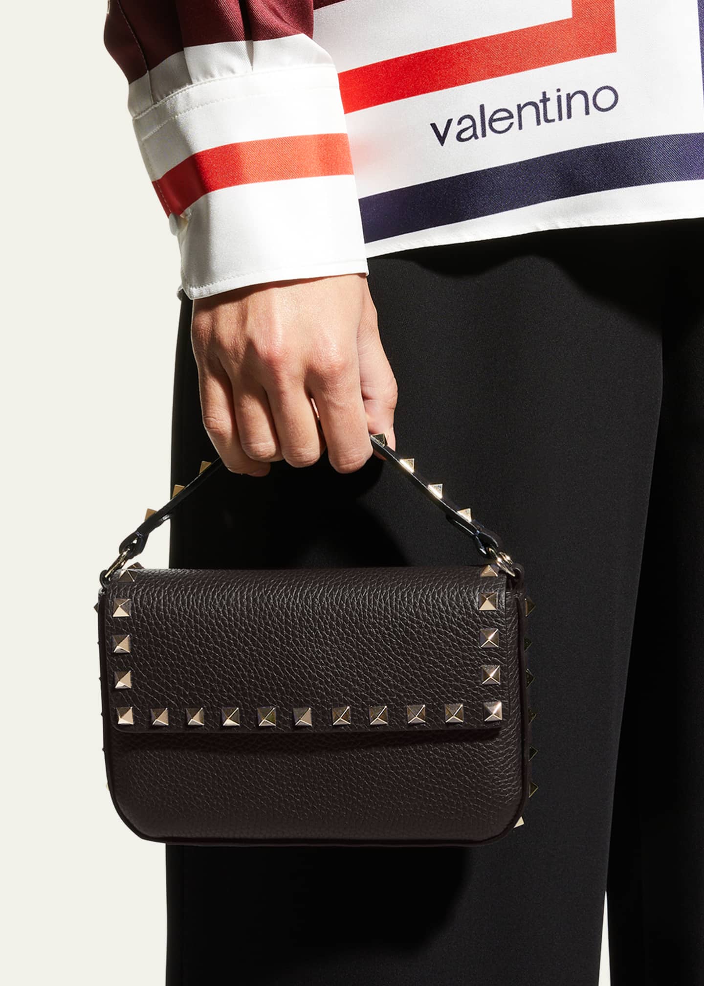 Valentino Garavani Rockstud Top Handle Shoulder Bag Image 2 of 5