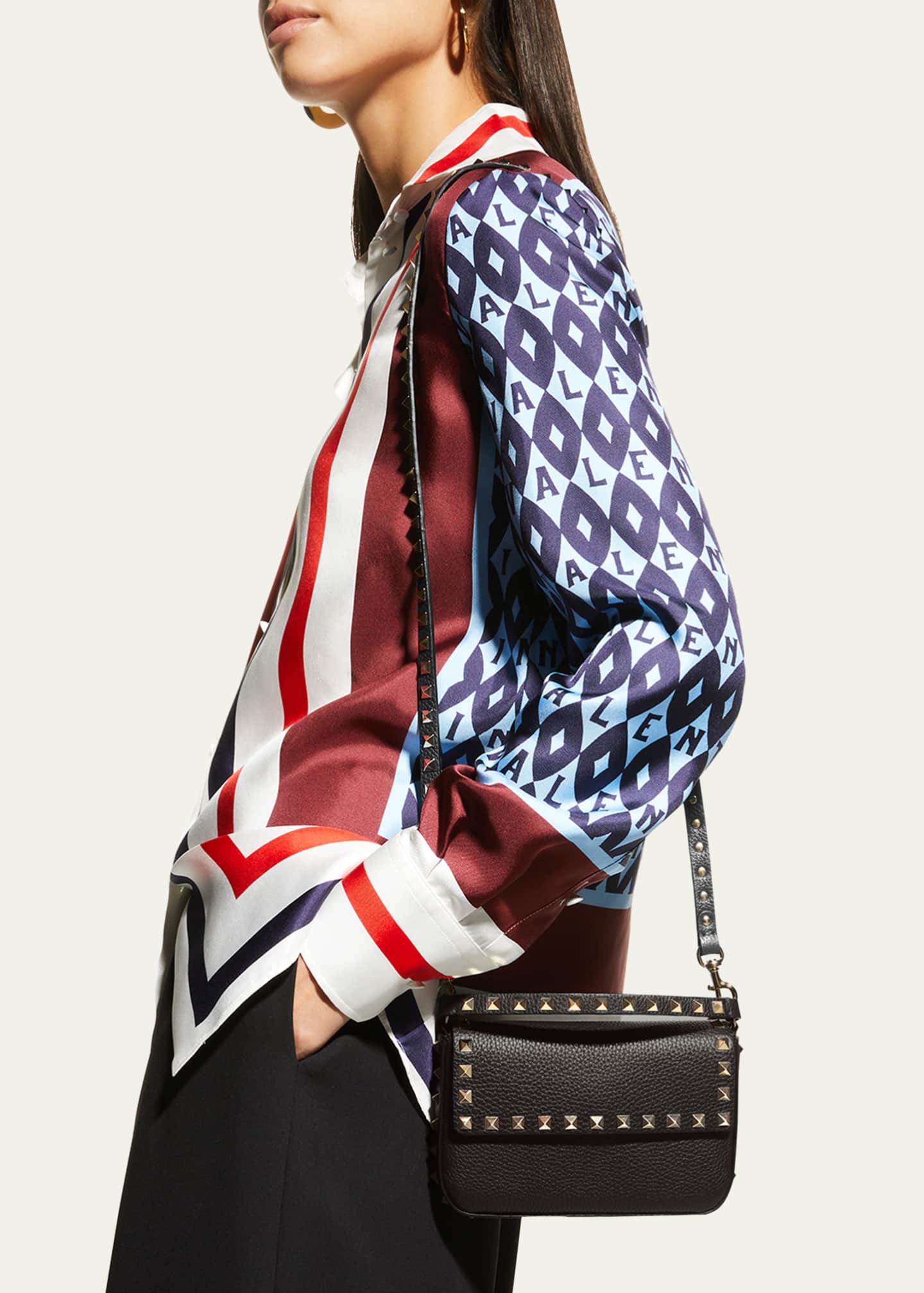Valentino Garavani Rockstud Top Handle Shoulder Bag Image 5 of 5