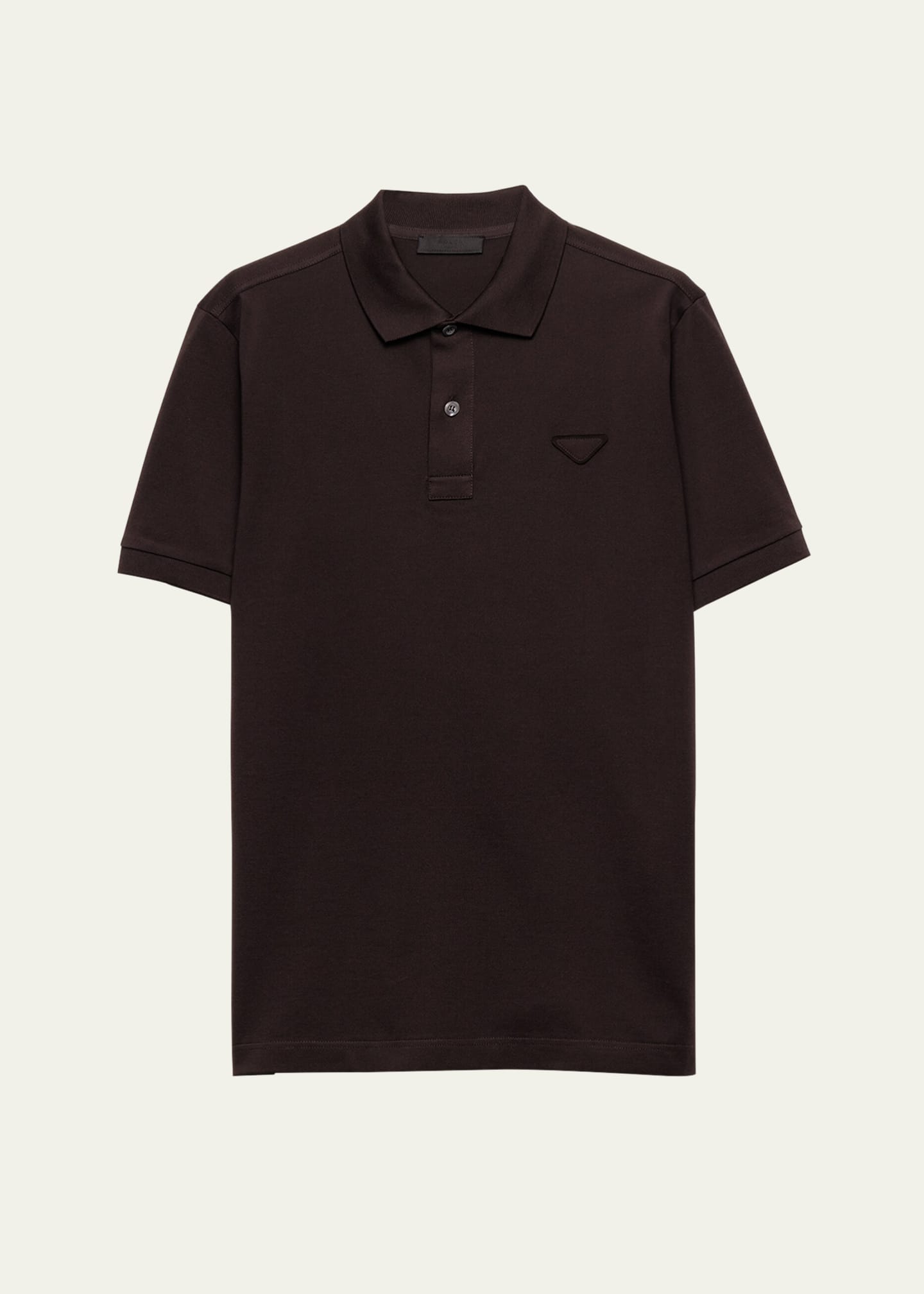 Prada Men's Knit Polo Shirt | Neiman Marcus