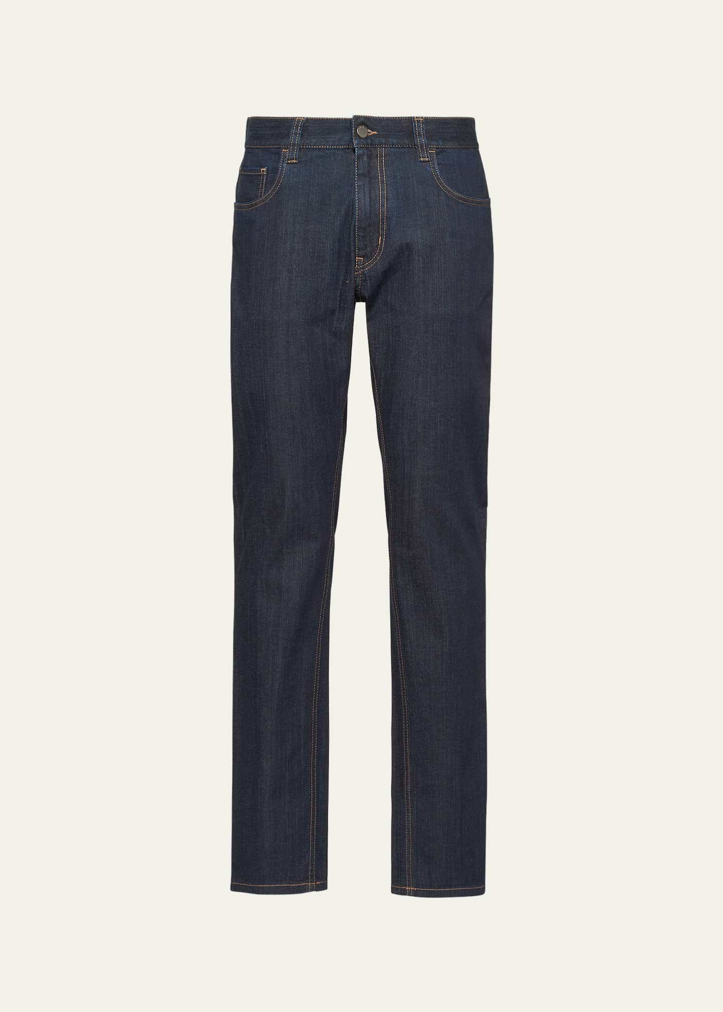 Prada Men's Dark-Wash Straight Jeans Image 1 of 5