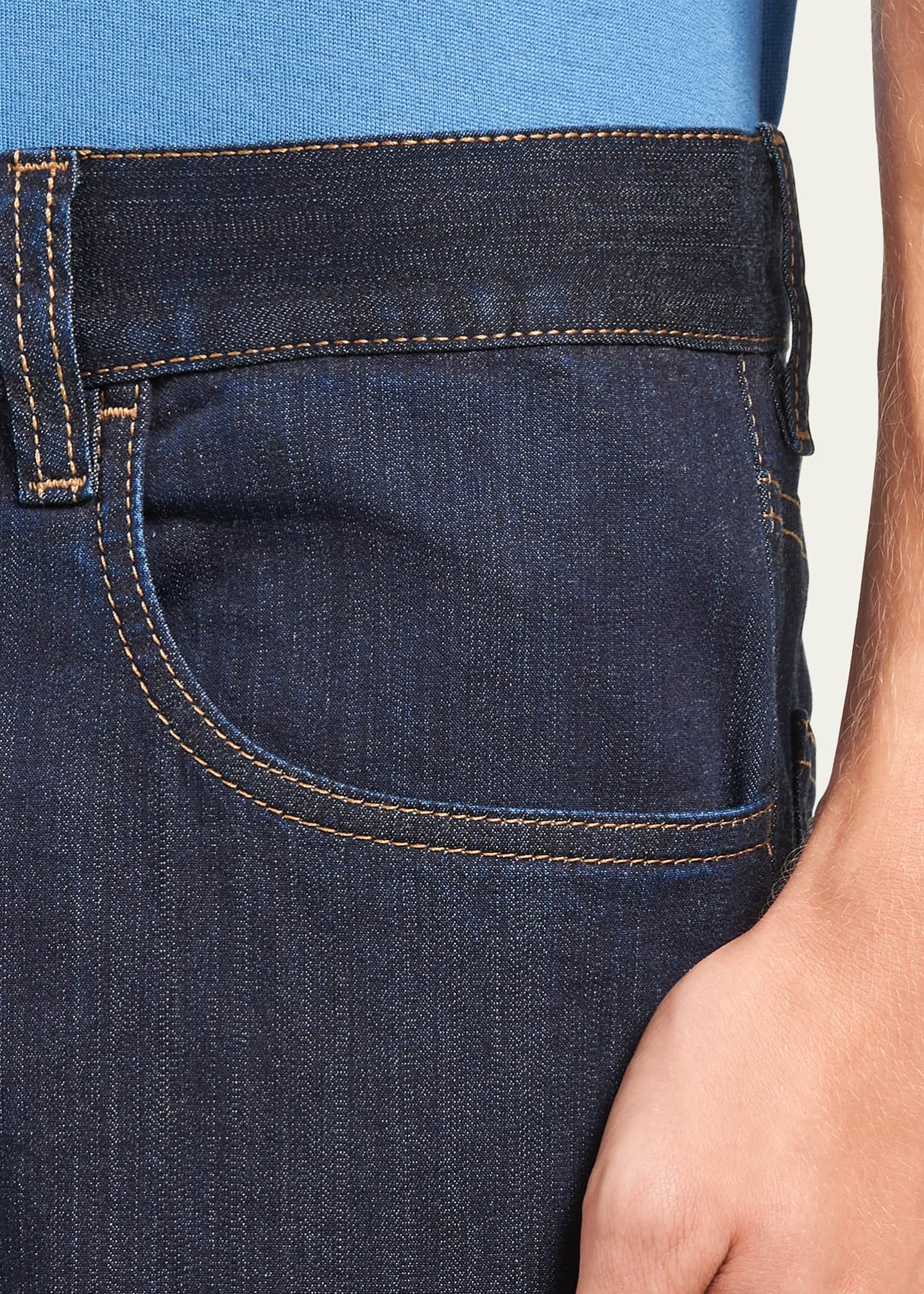 Prada Men's Dark-Wash Straight Jeans Image 5 of 5
