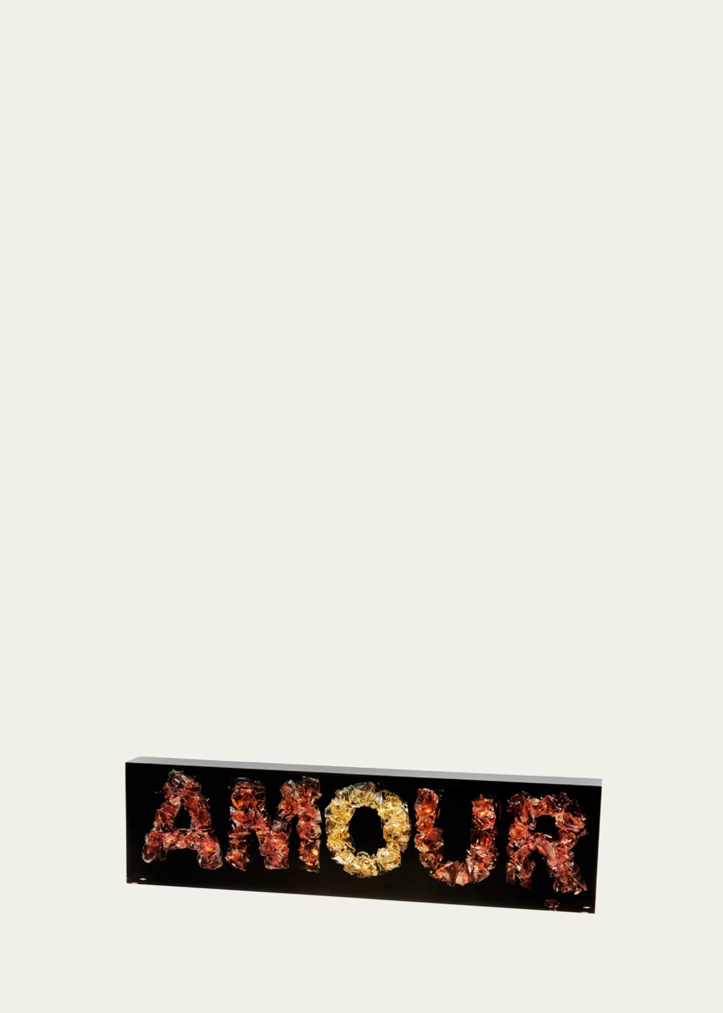 Daum "Amour" Crystal Art by Richard Woleck & Jean-Francois Bollie