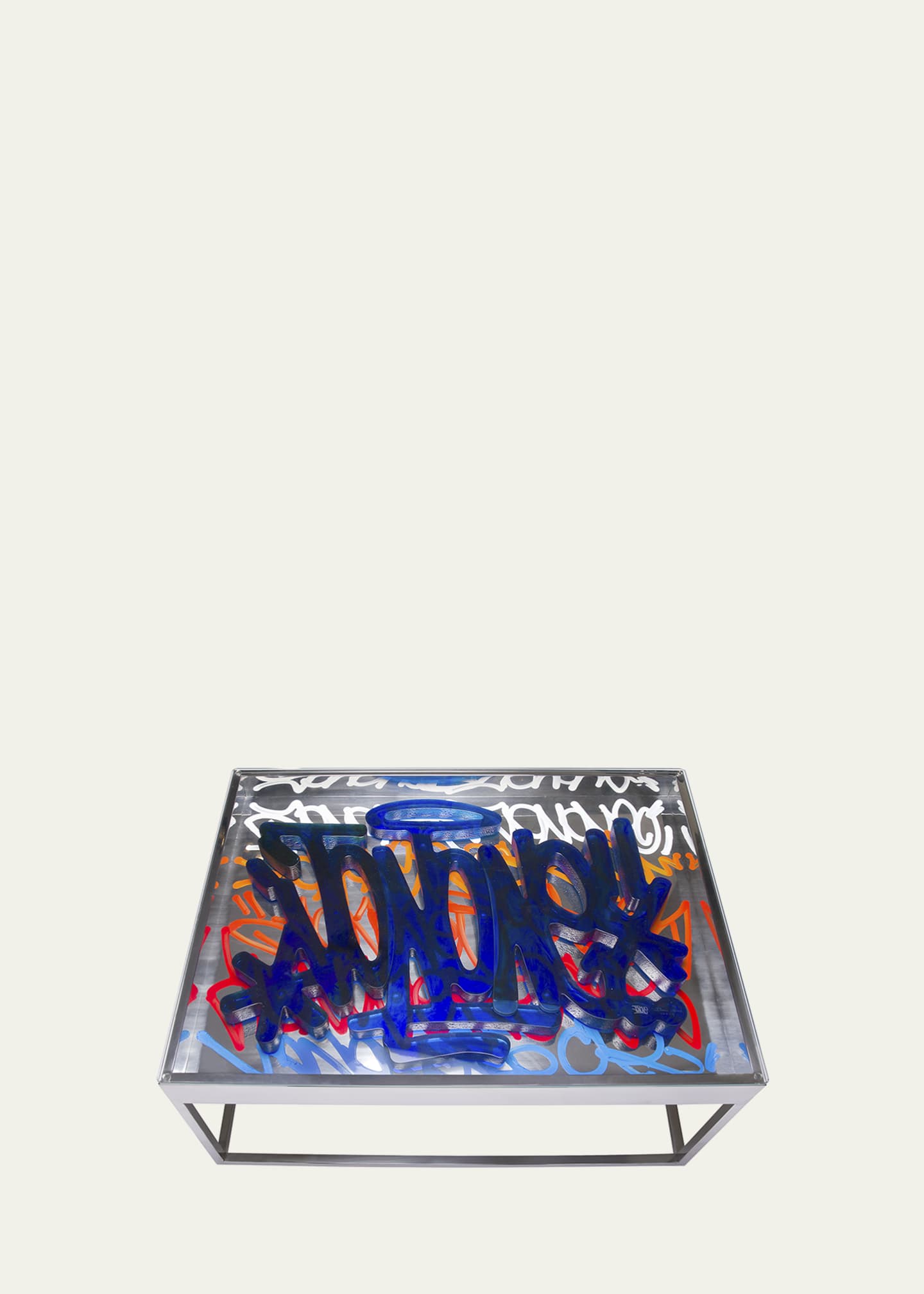 Daum "Table for Two" Coffee Table by JonOne Image 2 of 2