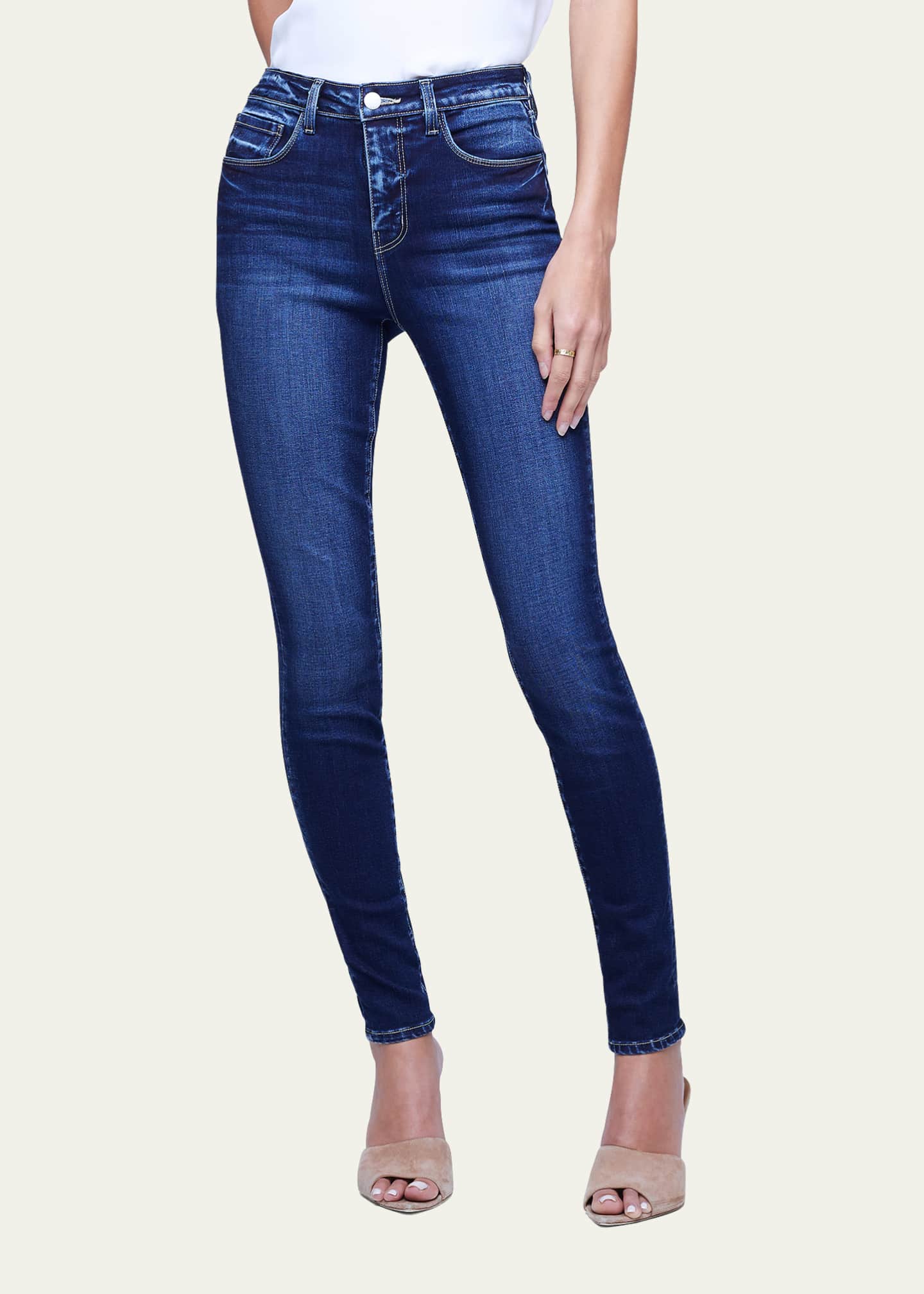 L'Agence Marguerite High-Rise Skinny Jeans Image 5 of 5