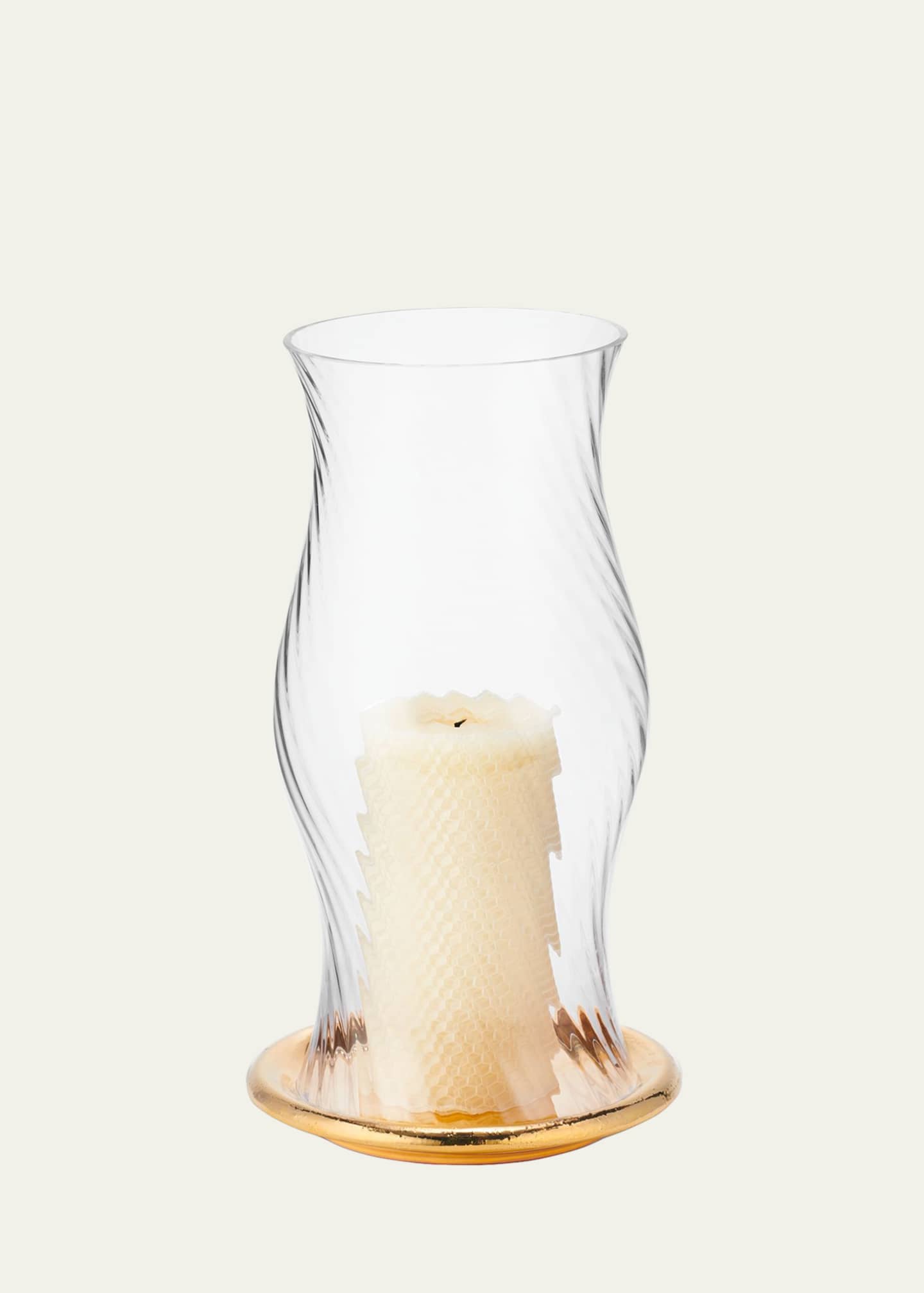 AERIN Milla Small Hurricane, Gold Image 1 of 2