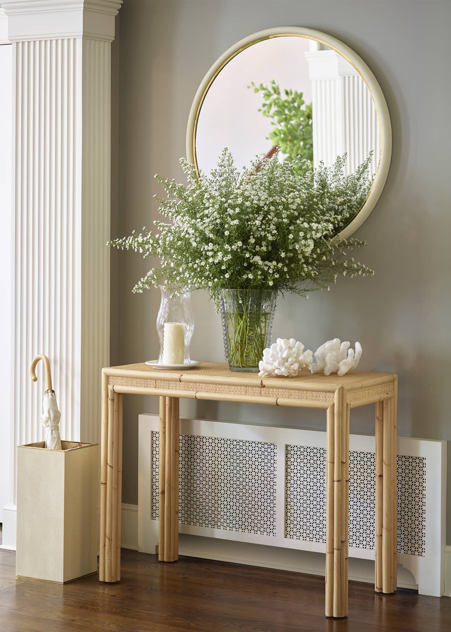 AERIN Classic Faux Shagreen Umbrella Stand Image 3 of 3