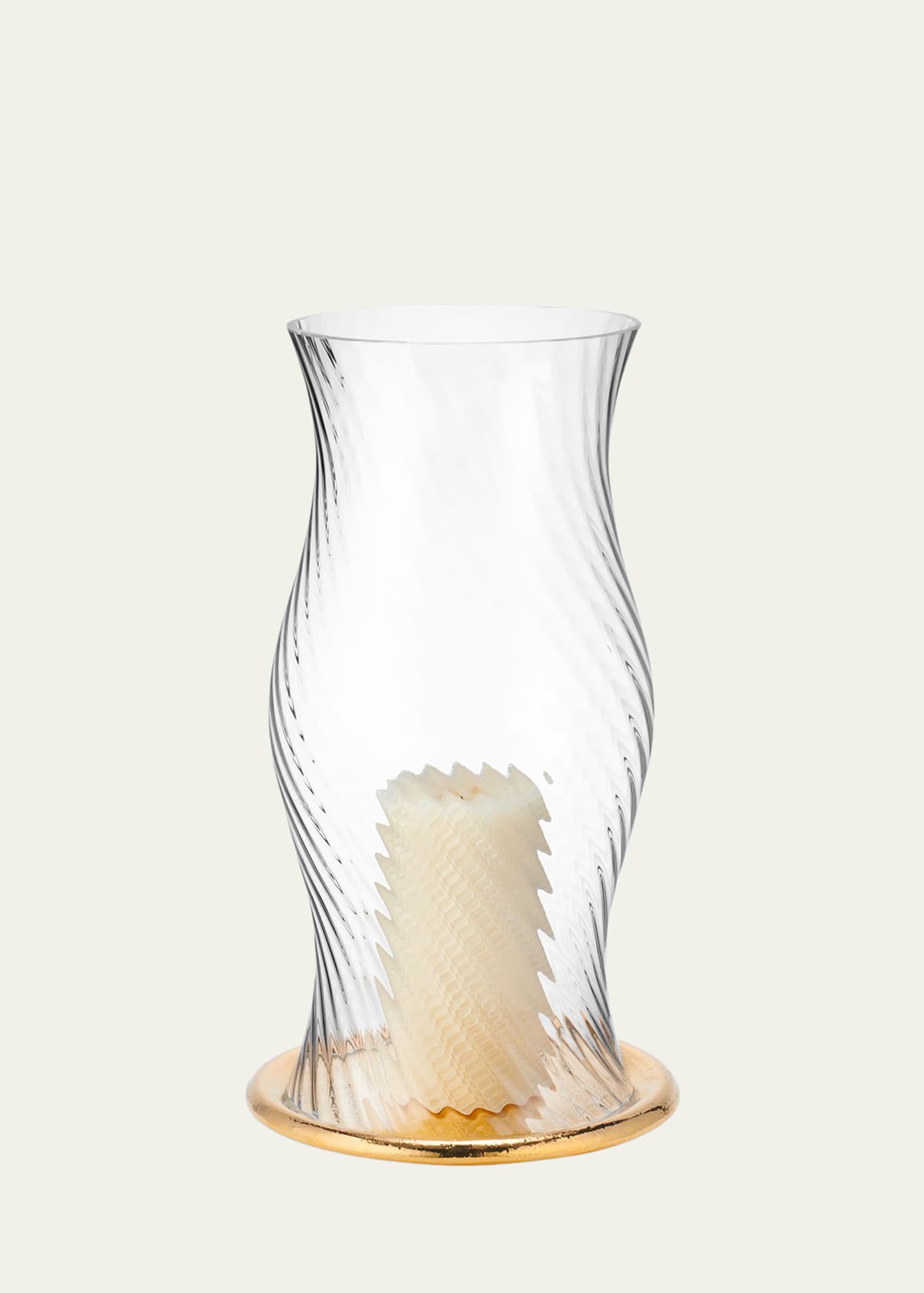 AERIN Milla Large Hurricane, Gold Image 1 of 2