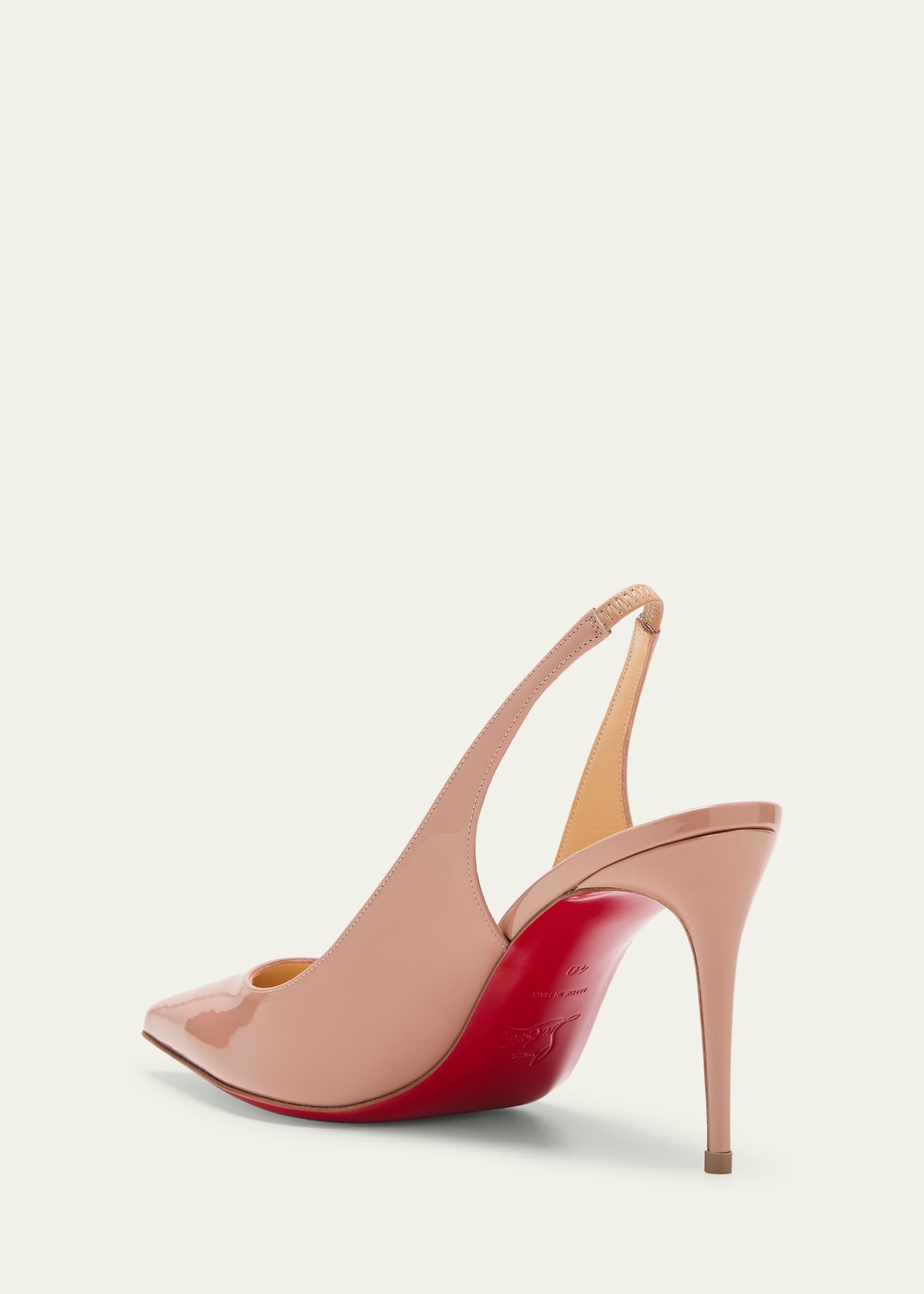 Nude heels red sole cheap