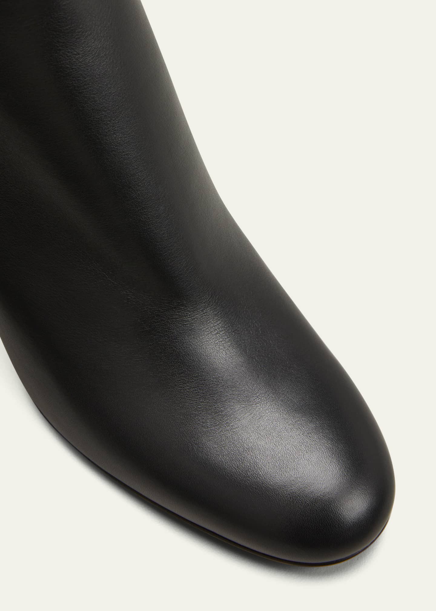 Christian Louboutin Ziptotal Calfskin Red Sole Booties Image 5 of 5