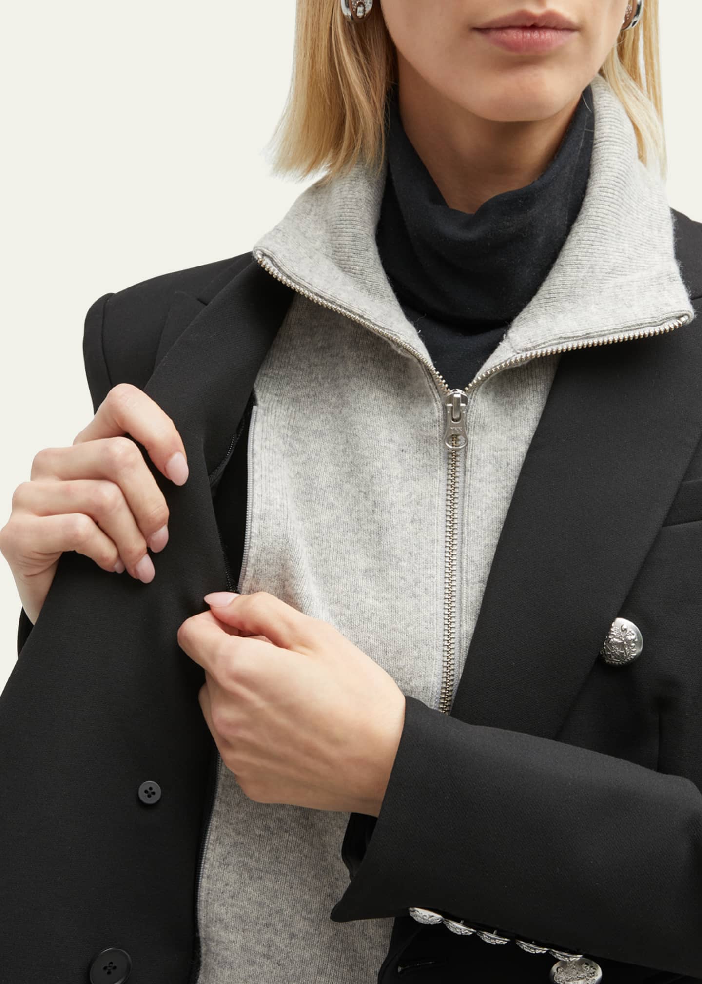 Veronica Beard Uptown Cashmere Dickey Bergdorf Goodman