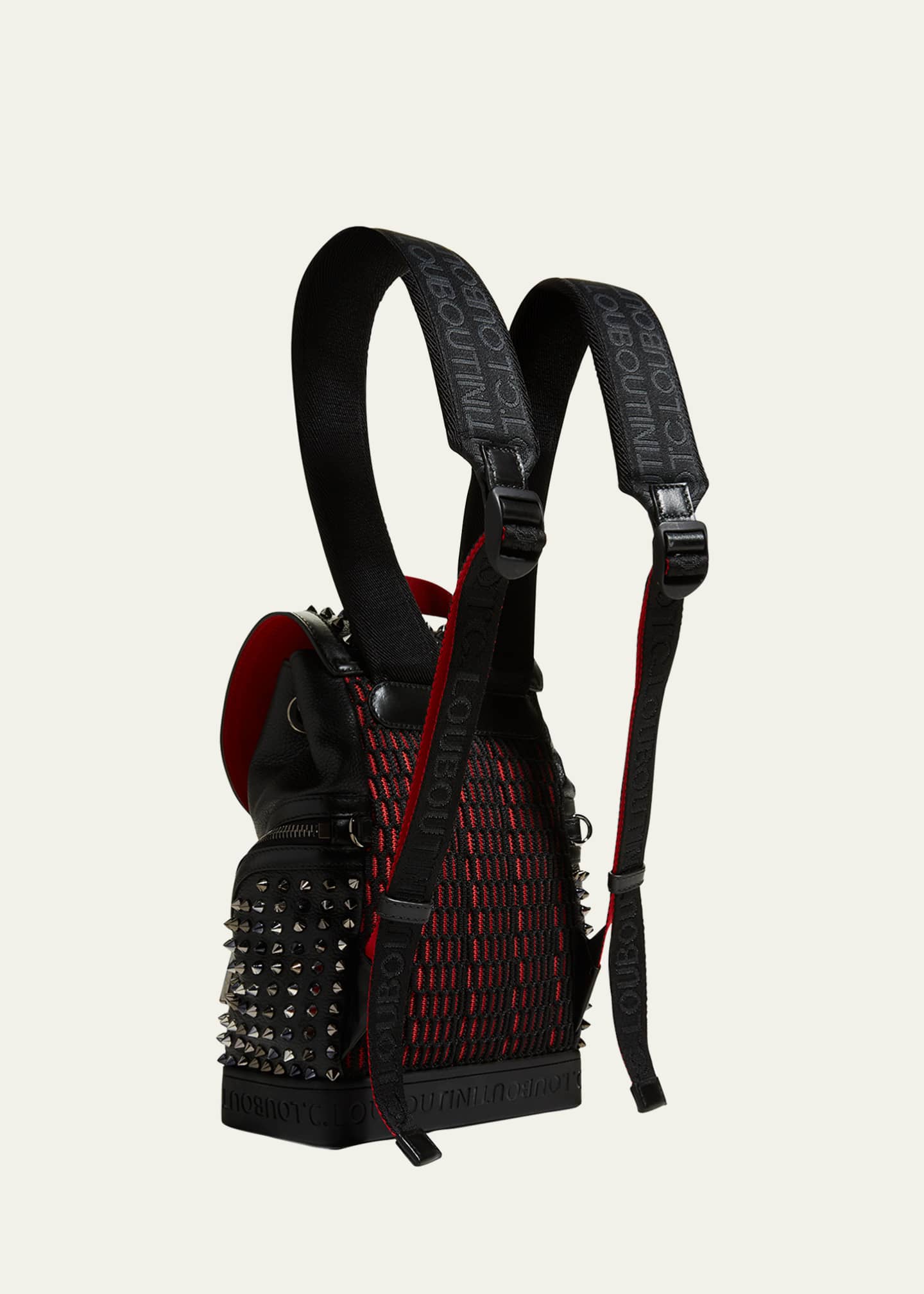 Louboutin spike backpack hotsell